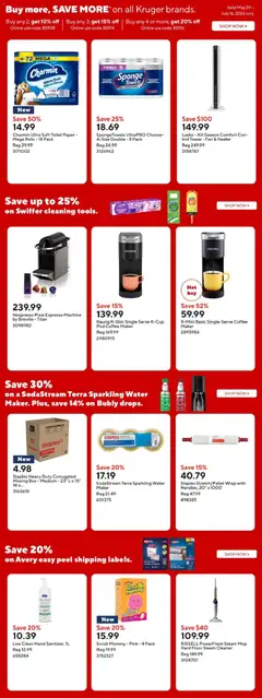 Preview of Staples weekly flyer / circulaire from shop Staples valid from 12.06.2026 | Page: 14 | Products: Coffee maker, Sponge, Box, Coffee