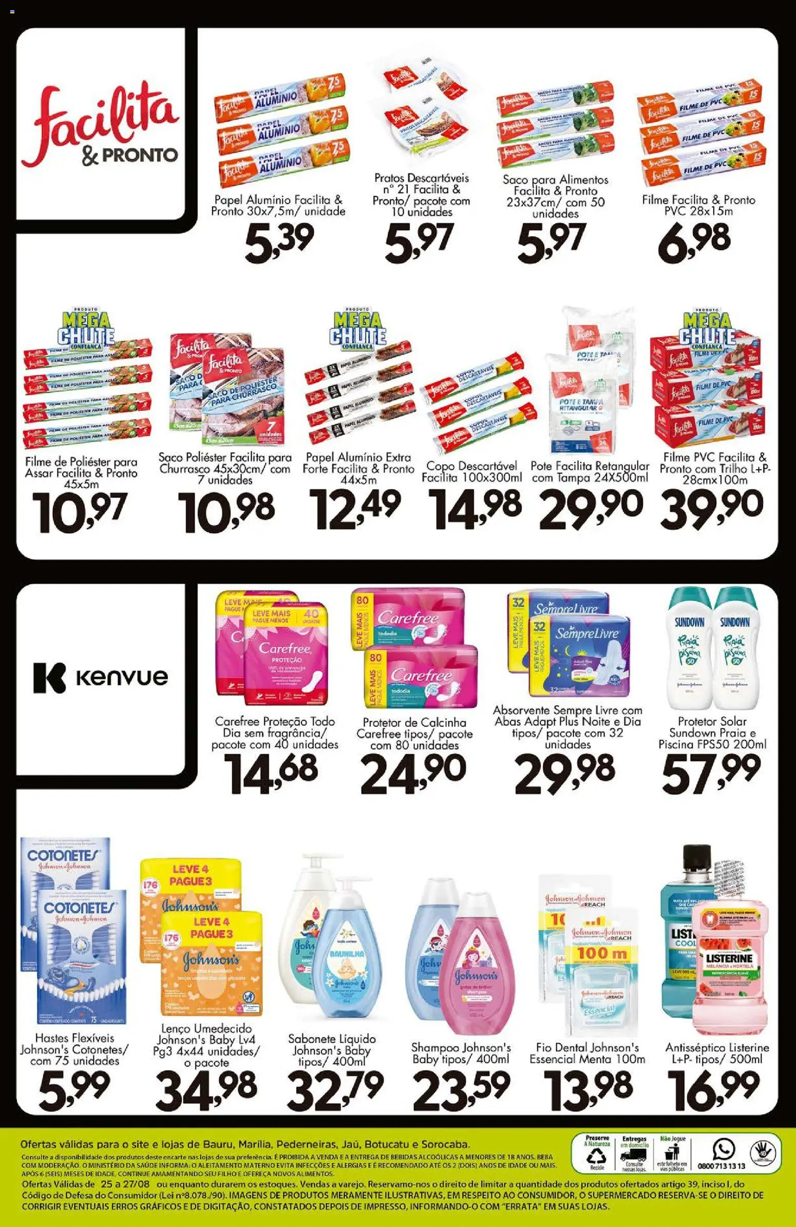Confiança Folheto - válido de 25/08/2026 | Página: 9 | Produtos: filme de PVC, Hortelã, Baunilha, Piscina