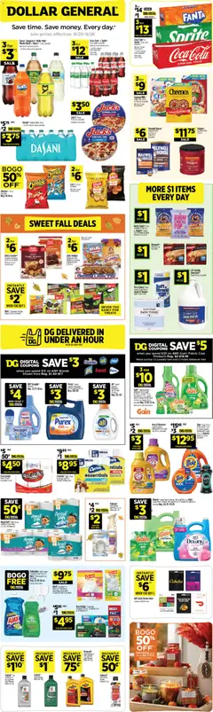 Preview of Dollar General weekly ads valid from 09/20/2026