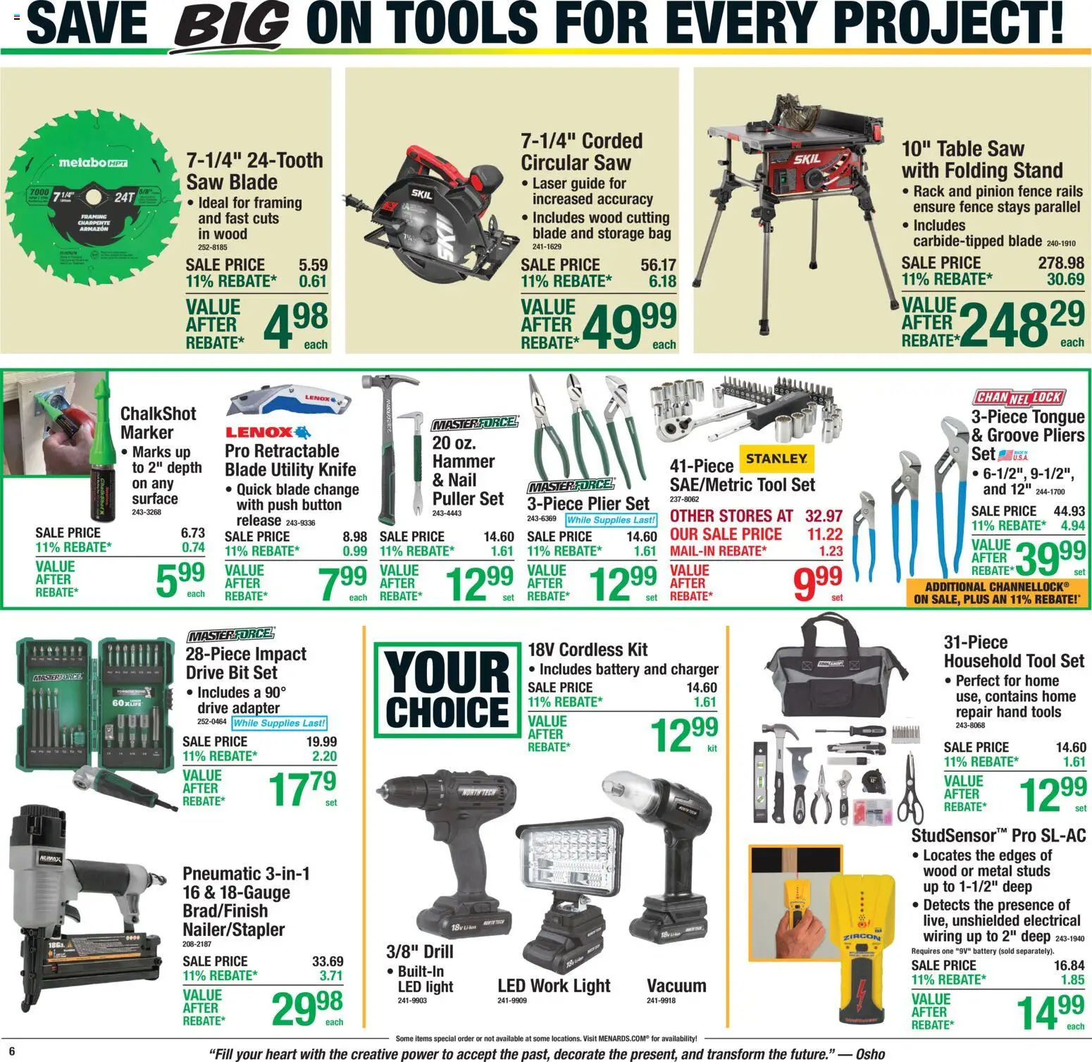 Menards Weekly Ad - valid from 10/29/2026 | Page: 8