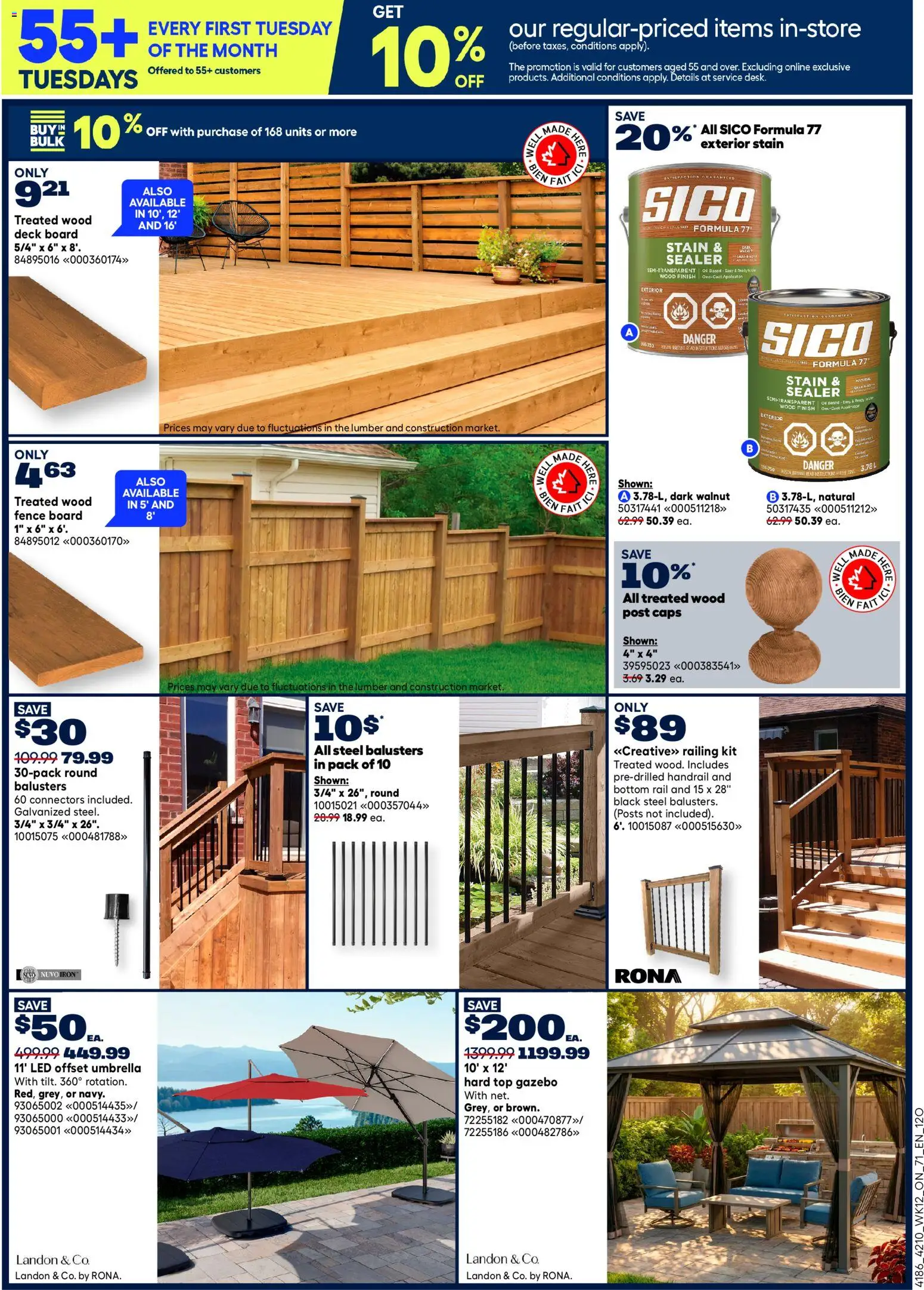 Rona flyer valid from 16.04.2026 | Page: 4 | Products: Umbrella