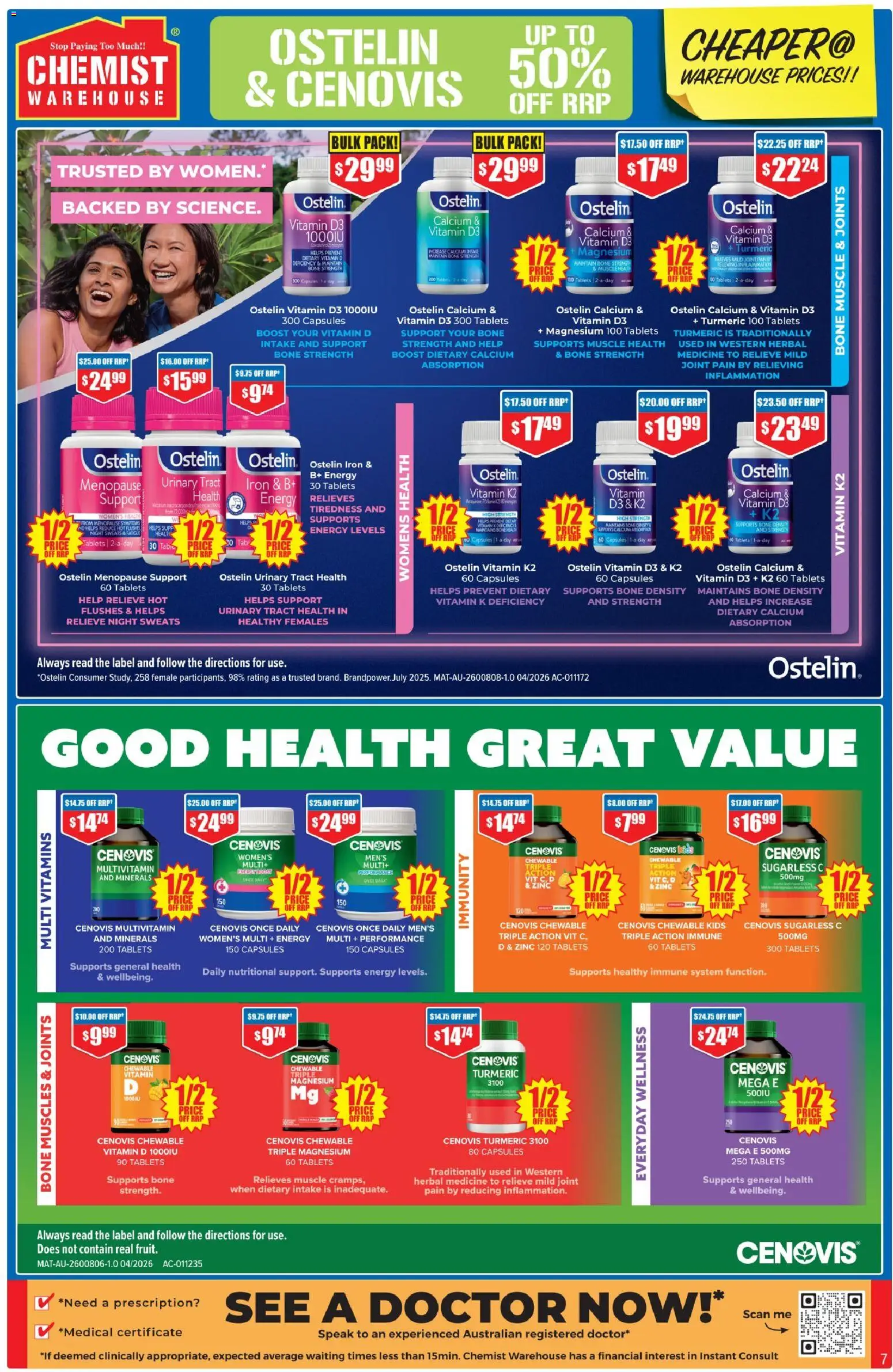   ﻿﻿Chemist Warehouse catalogue from 23/07/2026 > Big discounts — page 7