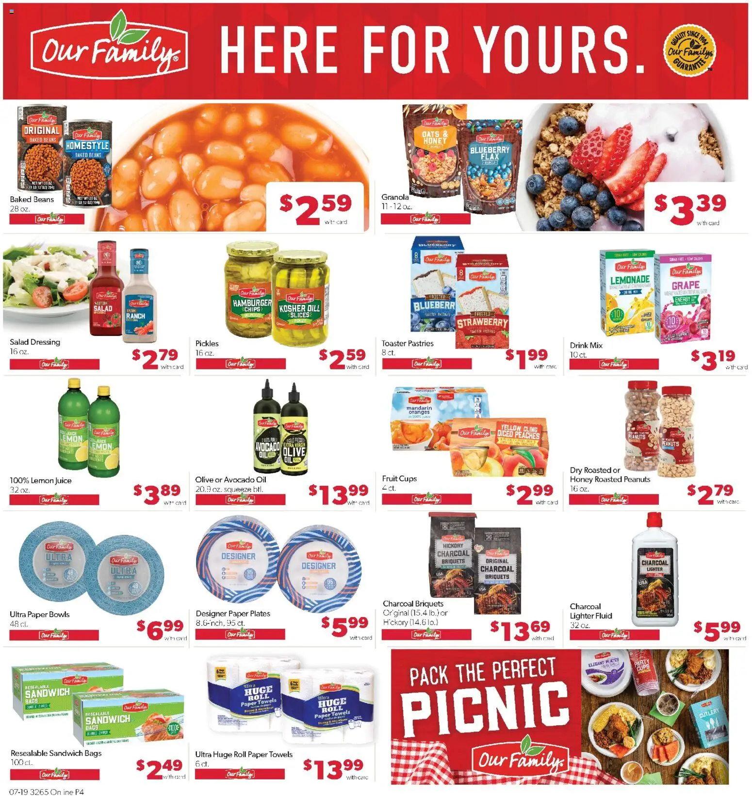 Family Fare Weekly Ad - SD - valid from 07/19/2026 | Page: 9 | Products: Peaches, Chips, Lemon, Lighter