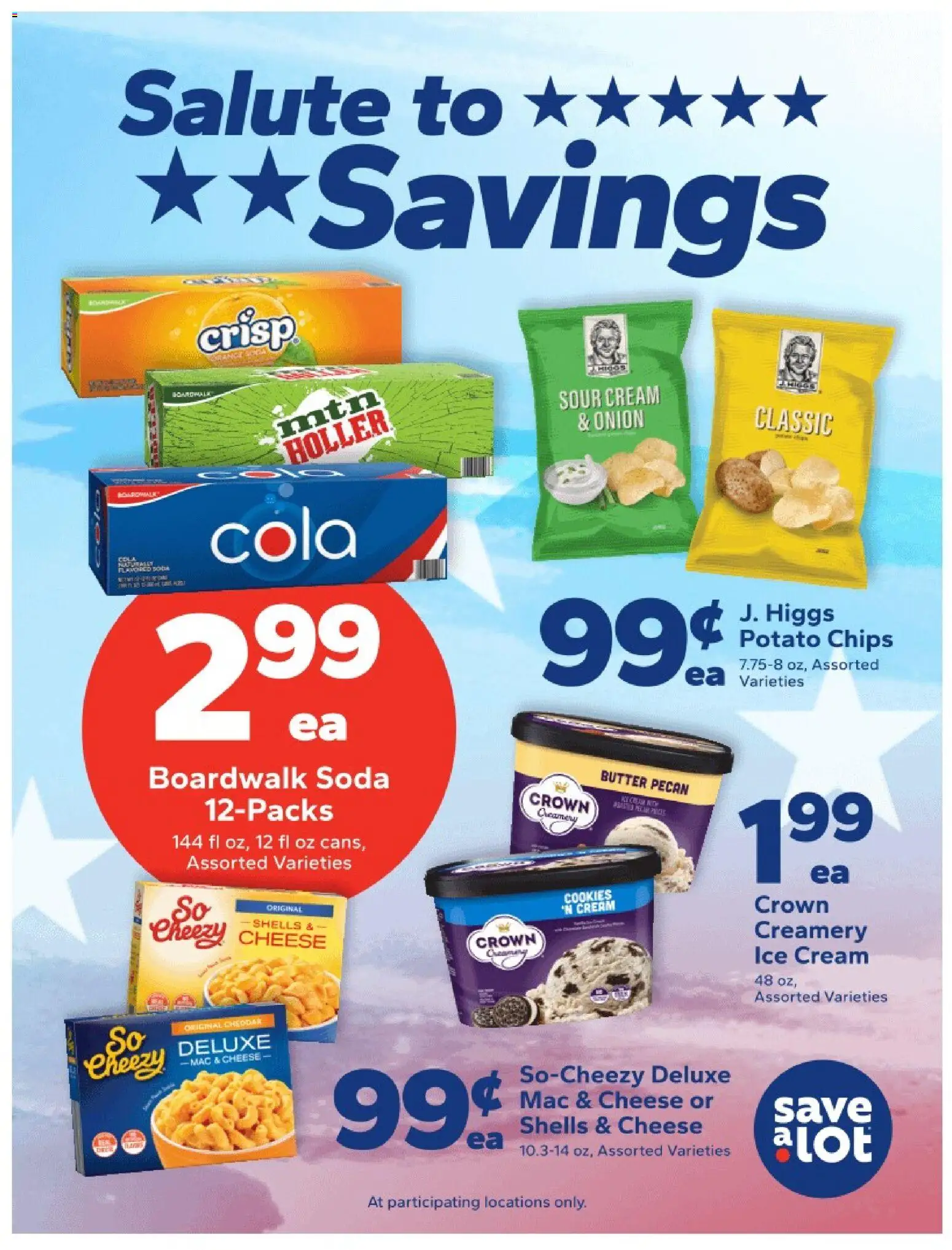 Save a Lot Special Promotion - valid from 20.05.2026 | Page: 1 | Products: Sour cream, Cream, Ice cream, Onion