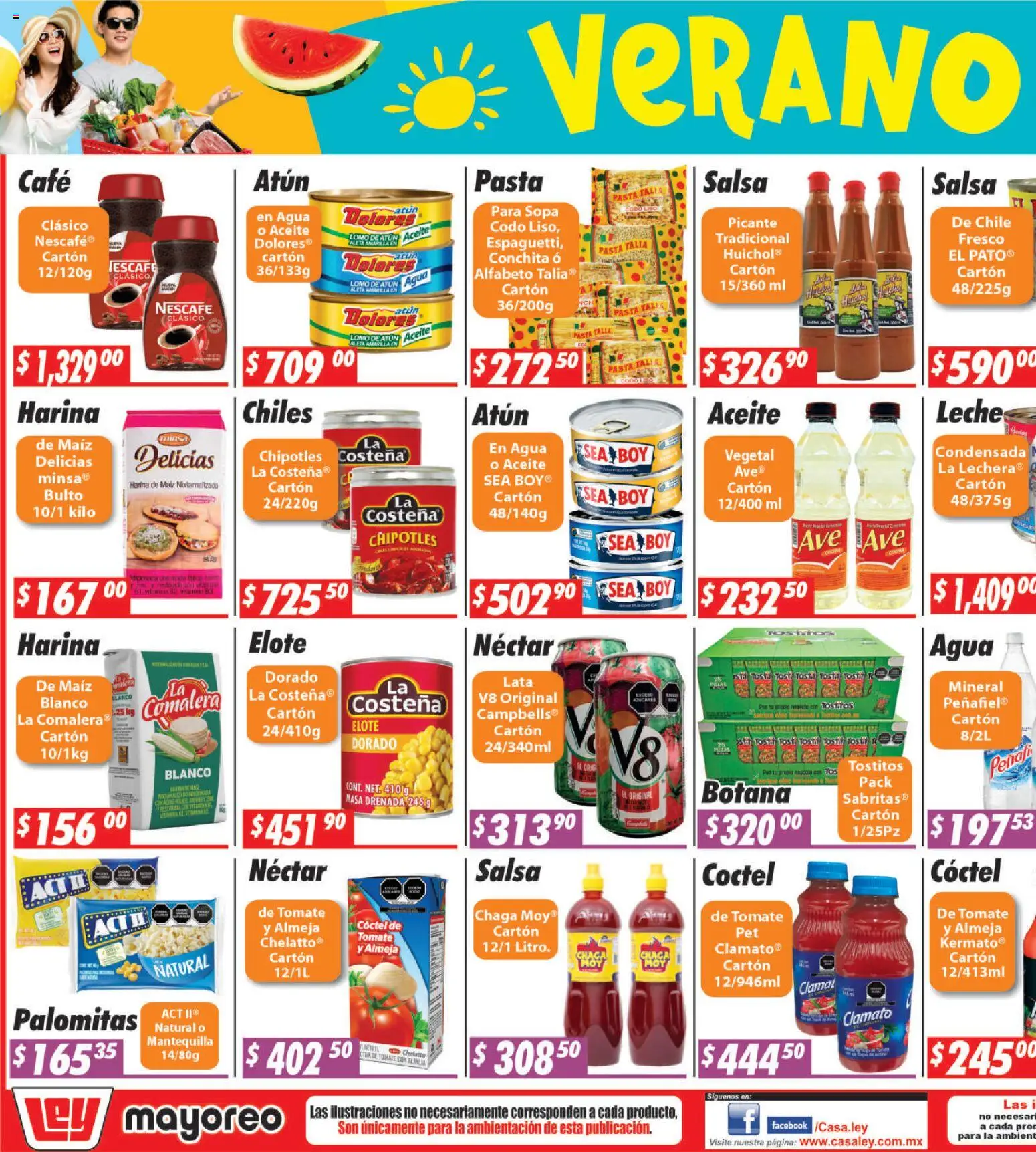 Nuevas ofertas de Casa Ley válidas en toda la República Mexicana desde el 13/07/2026. ¡Encuentra las mejores ofertas en Casa Ley folleto Frontera! | Página: 5 | Productos: Harina, Tomate, Leche, Aceite