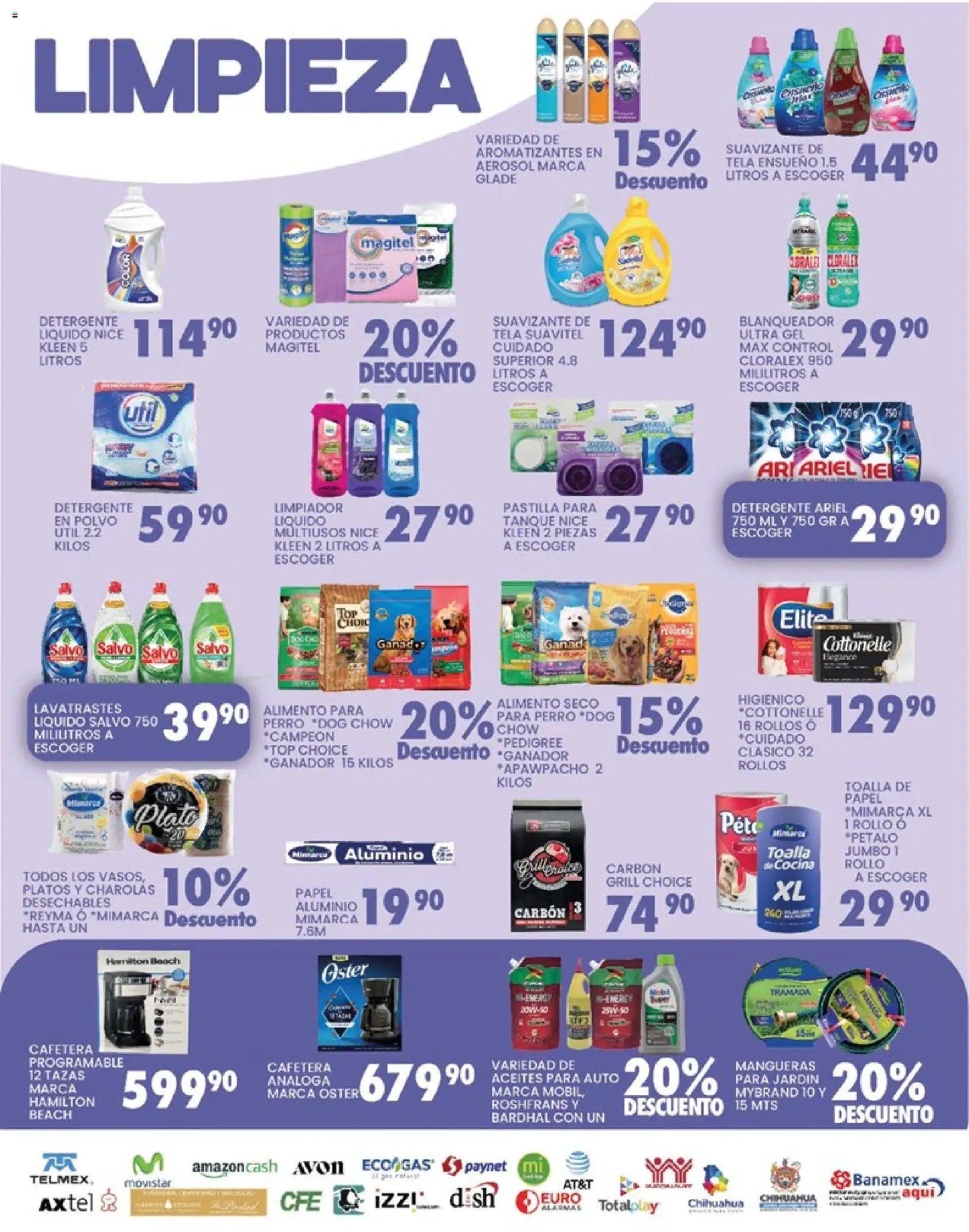 Nuevas ofertas de Alsuper válidas en toda la República Mexicana desde el 06.03.2026. ¡Encuentra las mejores ofertas en Alsuper folleto Chihuahua-Ciudad! | Página: 5 | Productos: Limpiador, Toalla, Bowl, Polvo