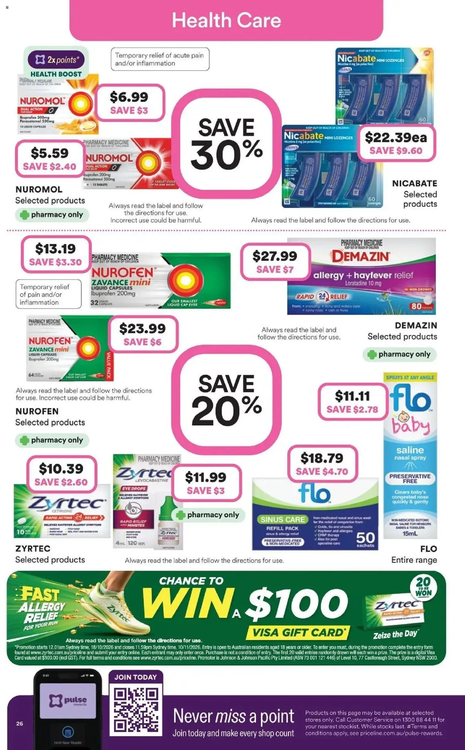 Priceline Pharmacy catalogue Casula - 15/10/2026 > weekly / monthly specials | Page: 26