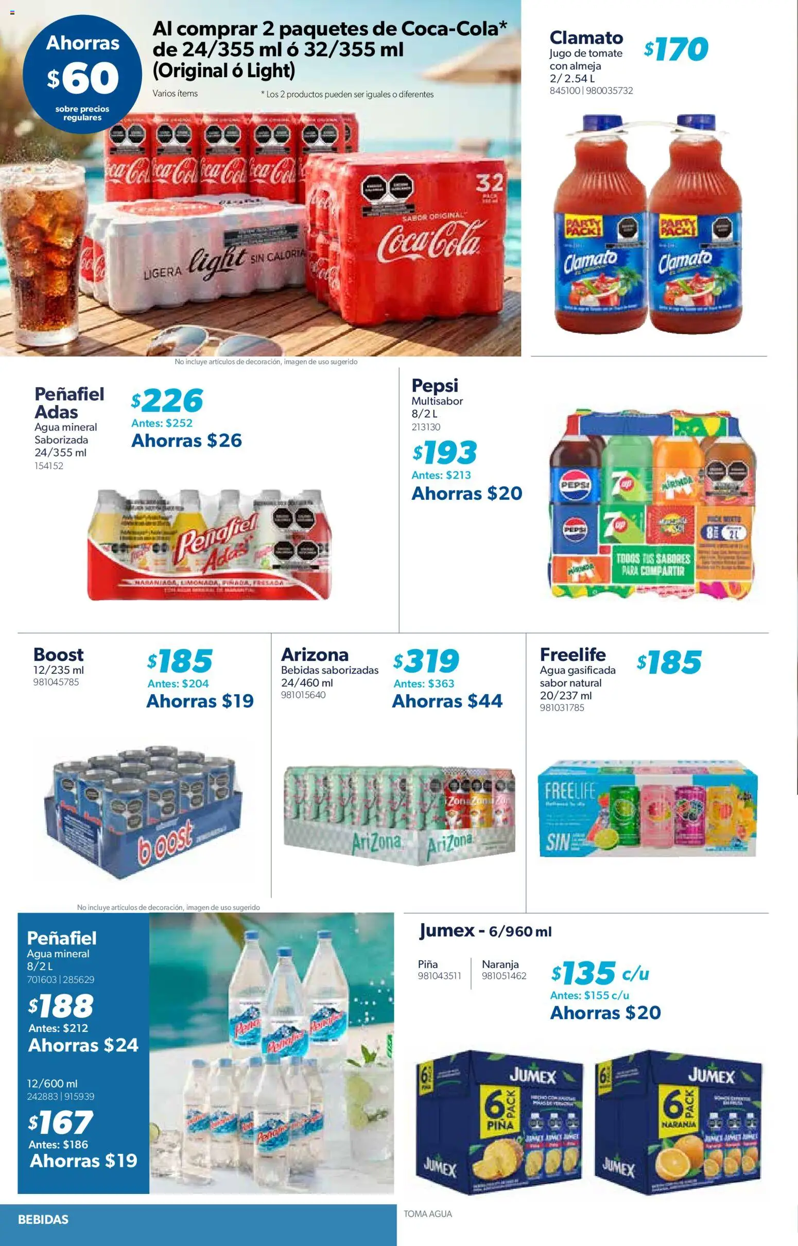 Nuevas ofertas de Sam's Club válidas en toda la República Mexicana desde el 04/09/2026. ¡Encuentra las mejores ofertas en Sam's Club catálogo! | Página: 14 | Productos: Col, Jugo, Piña, Bebidas