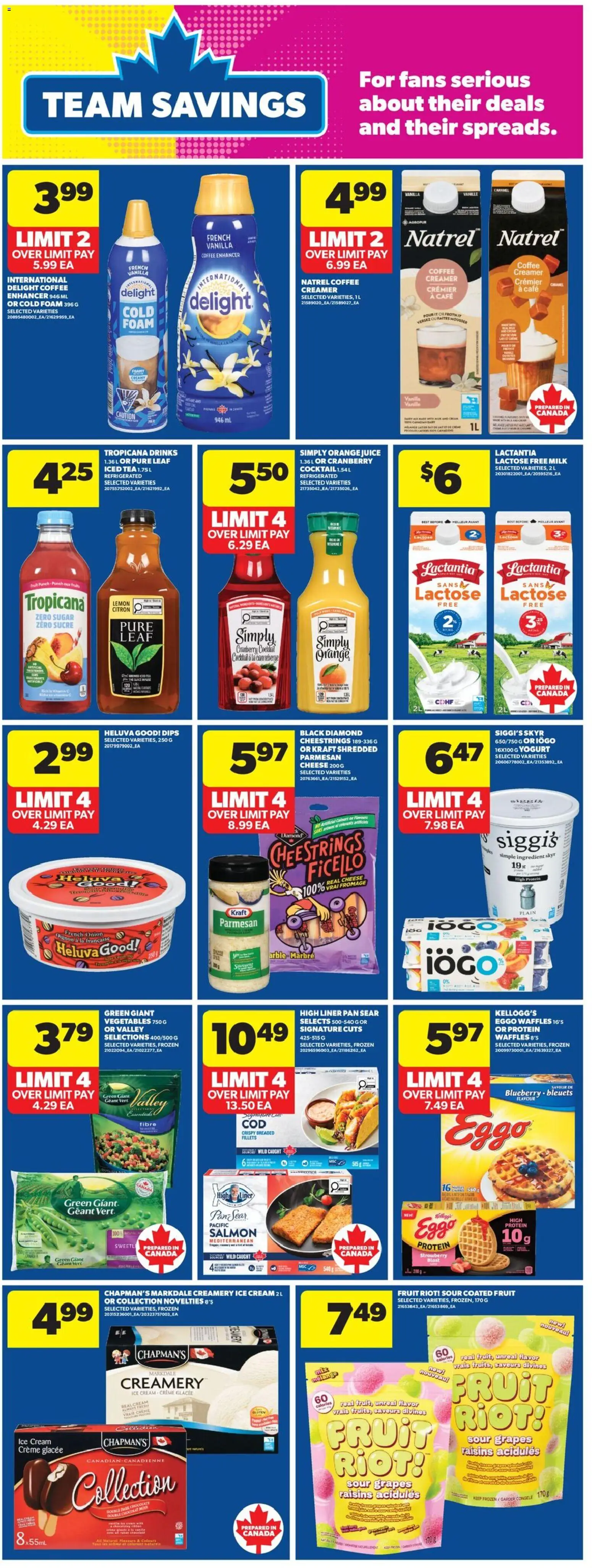 Real Canadian Superstore flyer valid from 18.06.2026 | Page: 28 | Products: Ice cream, Milk, Yogurt, Coffee