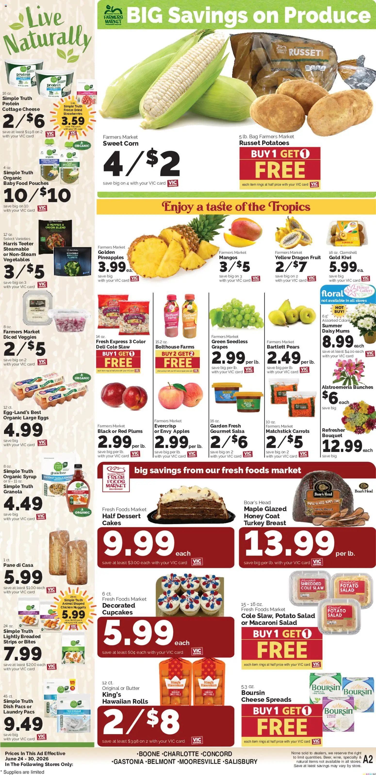 Harris Teeter Weekly Ad - valid from 06/24/2026 | Page: 11 | Products: Cheese, Coat, Pepper, Bag