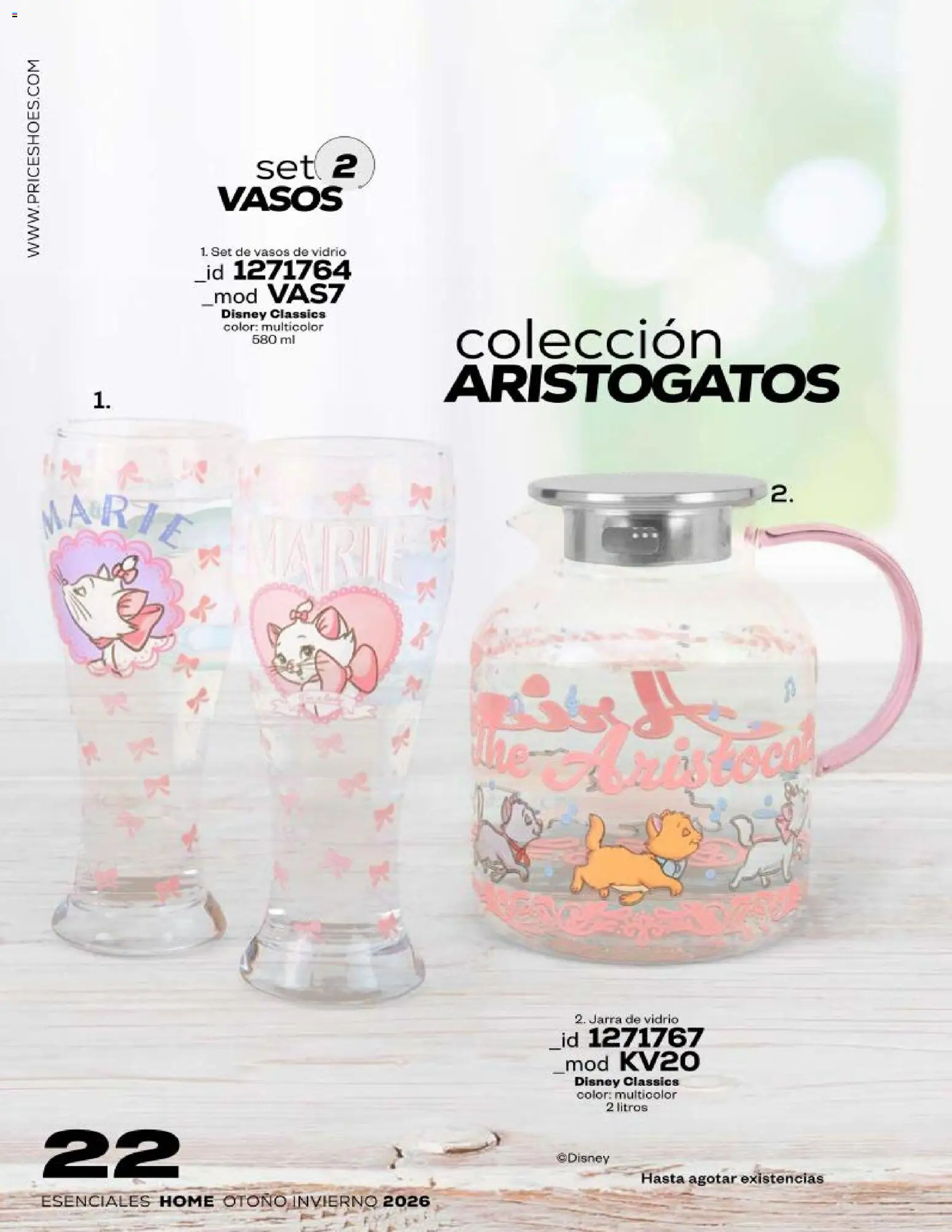Nuevas ofertas de Price Shoes válidas en toda la República Mexicana desde el 17/08/2026. ¡Encuentra las mejores ofertas en Price Shoes catálogo Esenciales Home! | Página: 22 | Productos: Vasos, Jarra