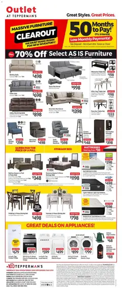 Preview of Tepperman's outlet from shop Tepperman's valid from 15.05.2026