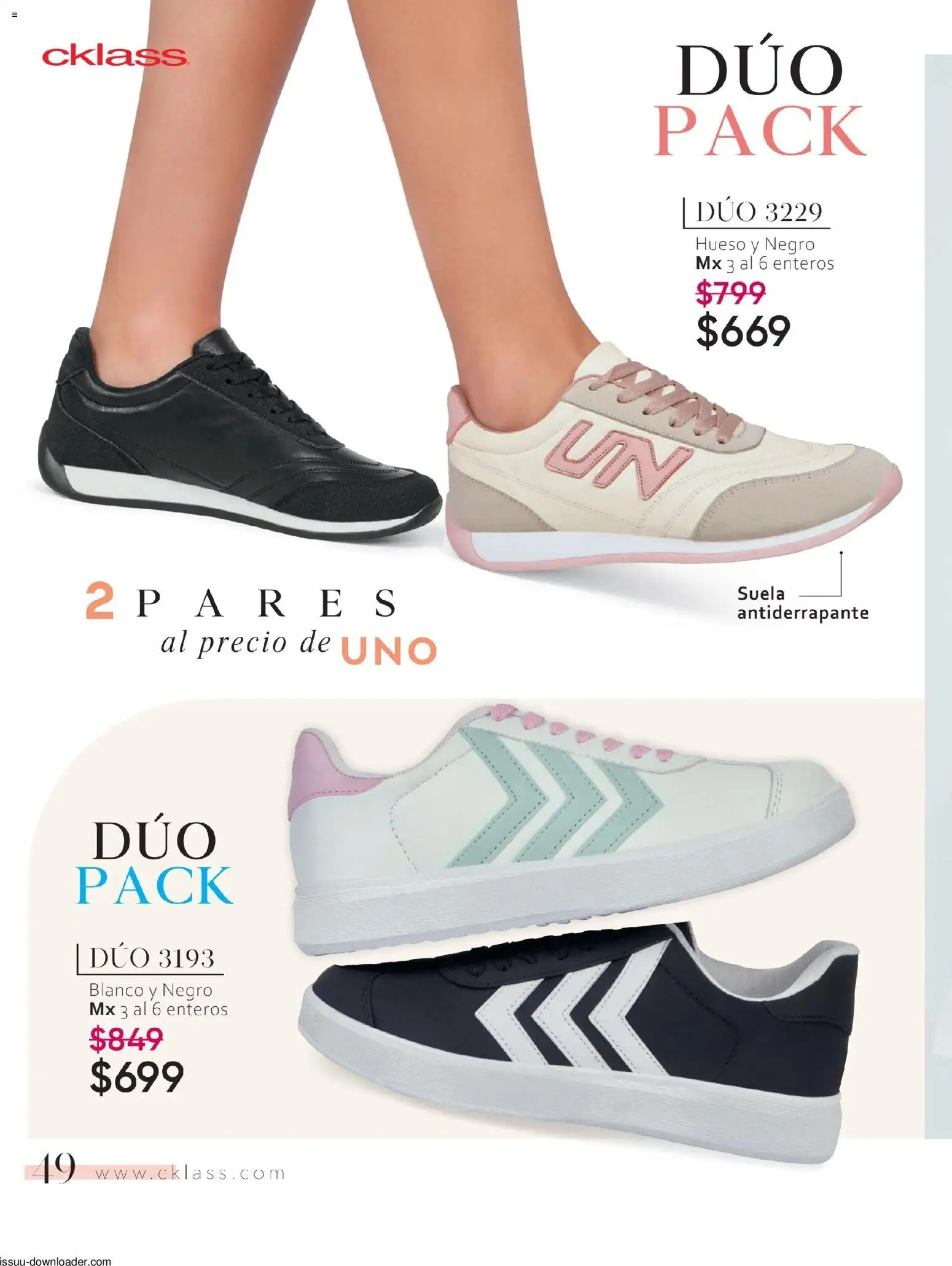 Nuevas ofertas de Cklass válidas en toda la República Mexicana desde el 26/01/2026. ¡Encuentra las mejores ofertas en Cklass catálogo Especial Calzado! | Página: 50