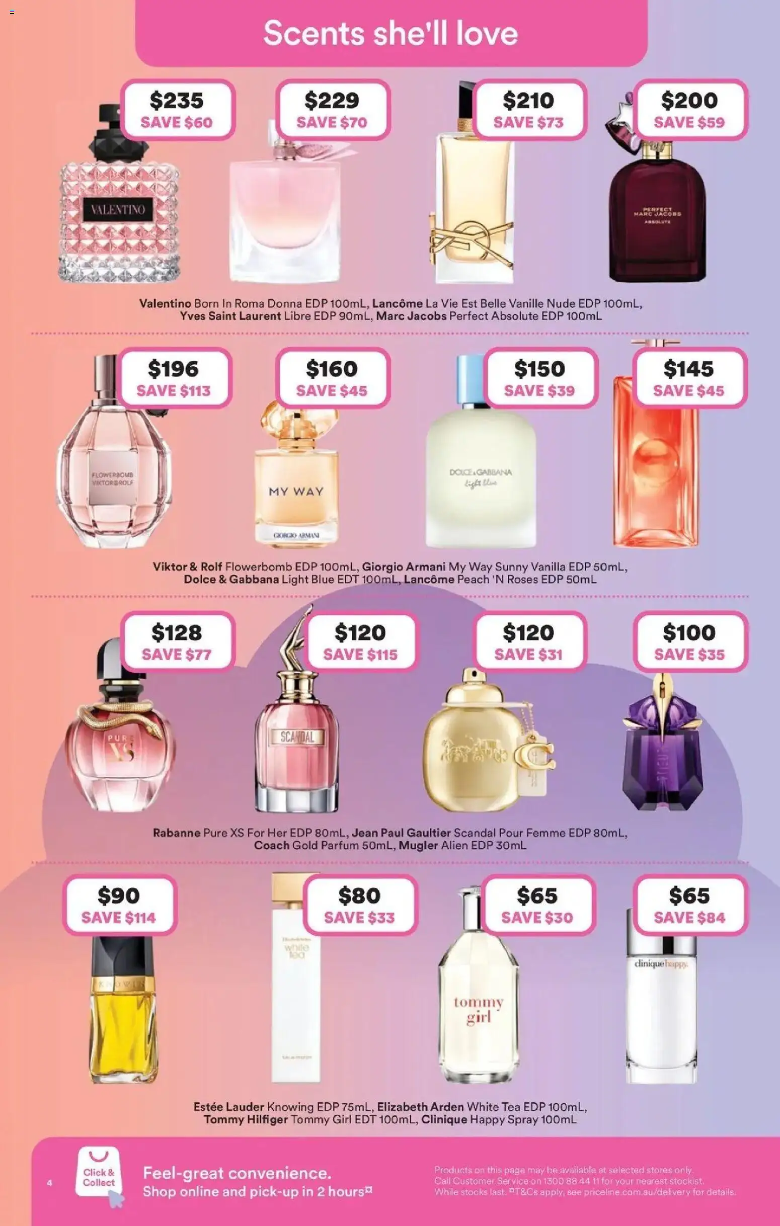 Priceline Pharmacy catalogue - valid from 23.04.2026 | Page: 4 | Products: Light, Tea, Peach