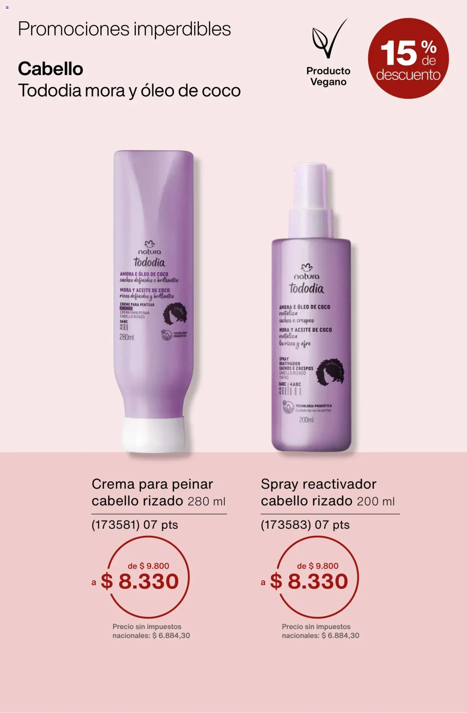 Catálogo Natura Ciclo 3 │ válido desde el 09/02/2026 | Página: 45 | Productos: Aceite de coco, Coco, Aceite, Crema