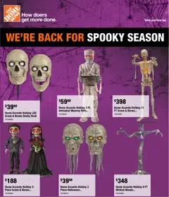 Preview of Home Depot flyer - Halloween from shop Home Depot valid from Sep 25, 2026