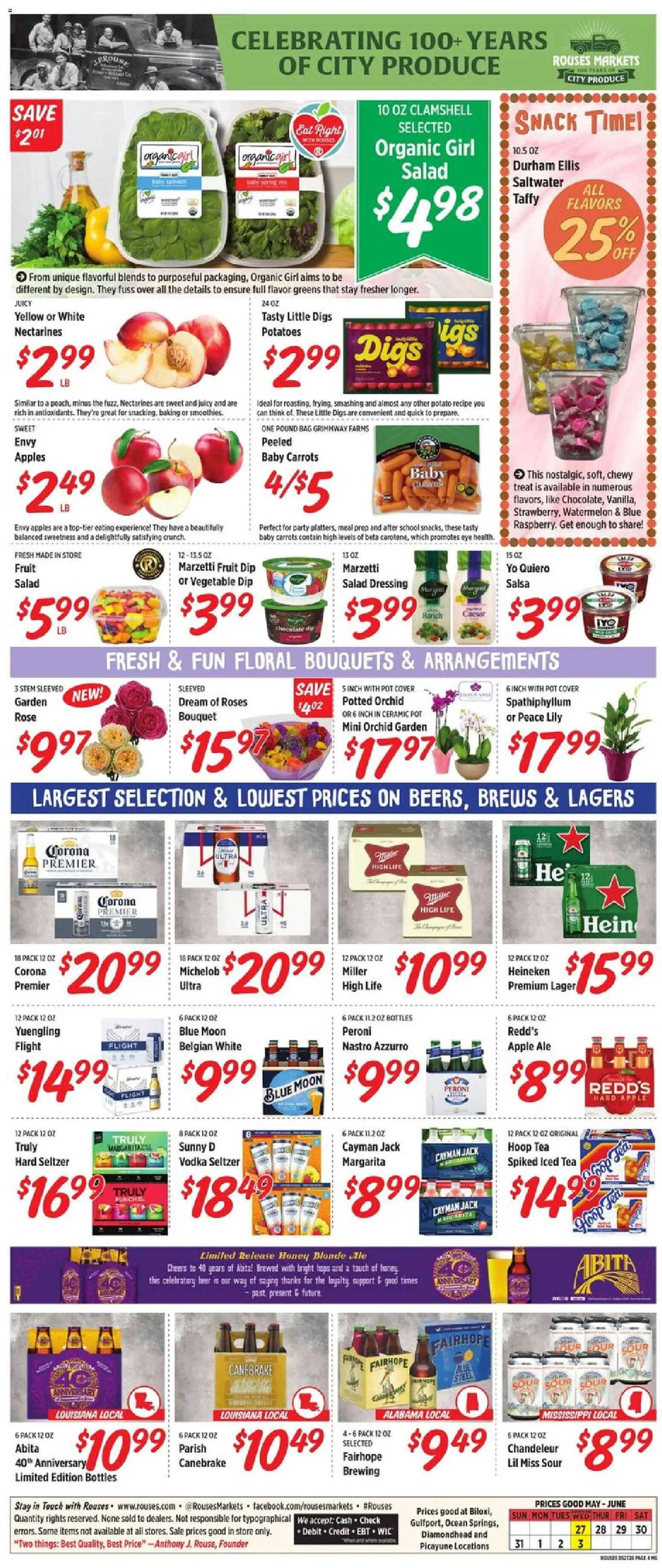 Rouses Weekly Ad - MS - valid from 27.05.2026 | Page: 8 | Products: Apples, Vodka, Potatoes, Bag
