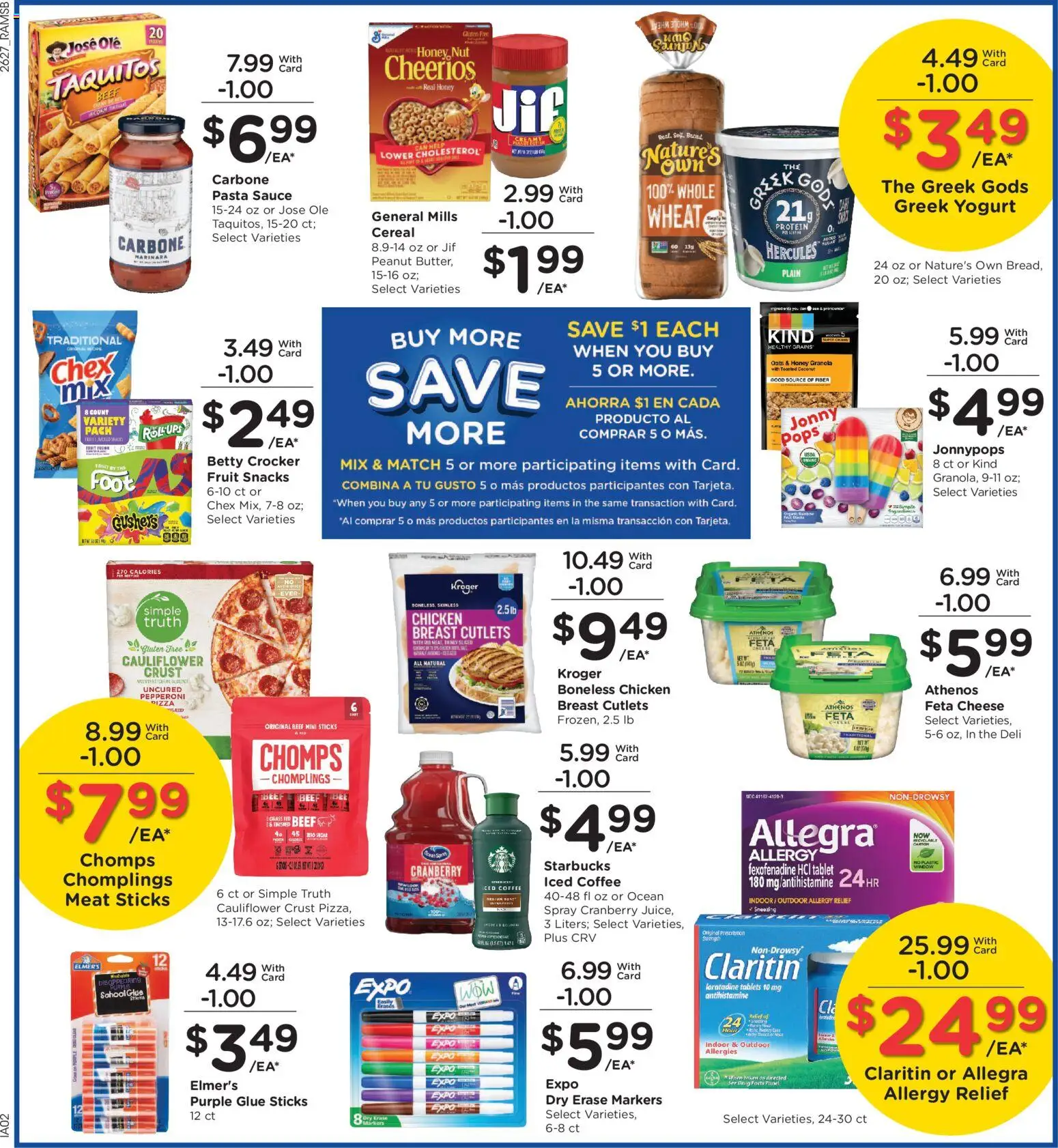 Ralphs Weekly Ad - valid from 08/05/2026 | Page: 7 | Products: Coffee, Beef, Pasta, Sauce