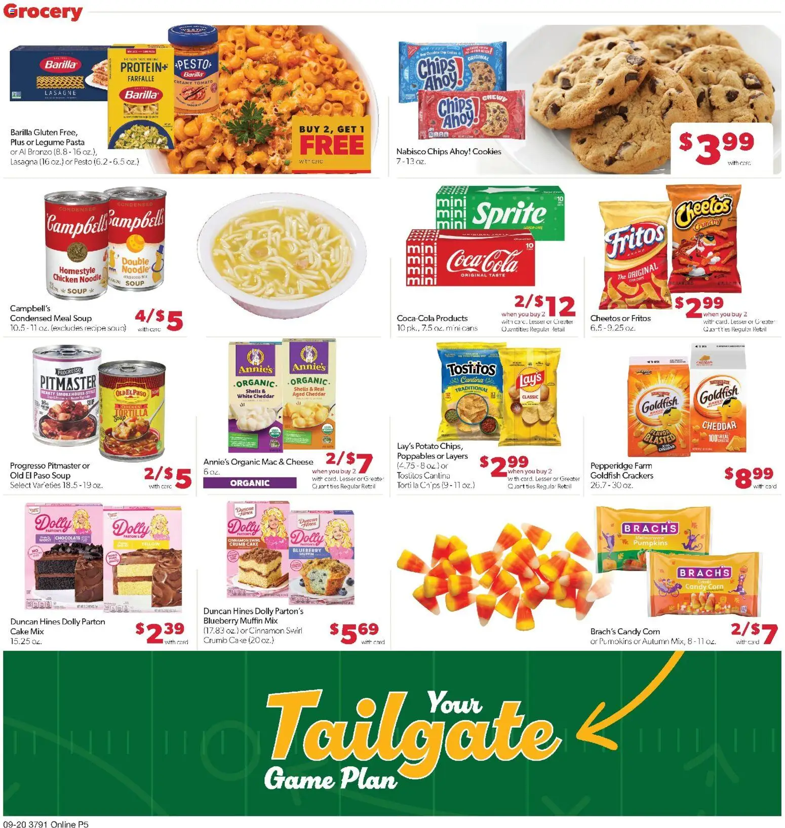 Family Fare Weekly Ad - IA - valid from 09/20/2026 | Page: 9 | Products: Chicken, Lasagna, Barilla, Pesto
