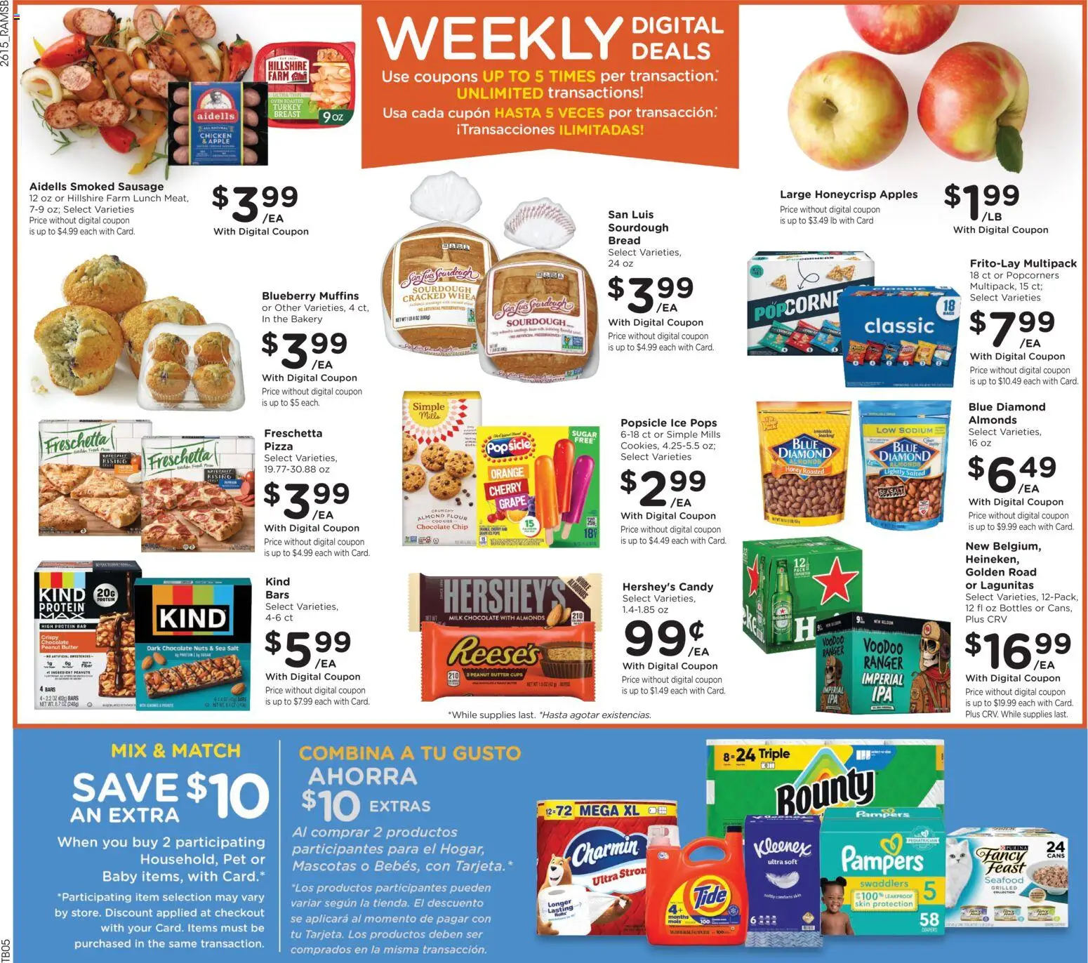 Ralphs Weekly Ad - valid from 13.05.2026 | Page: 2 | Products: Bakery, Milk, Salt, Sausage