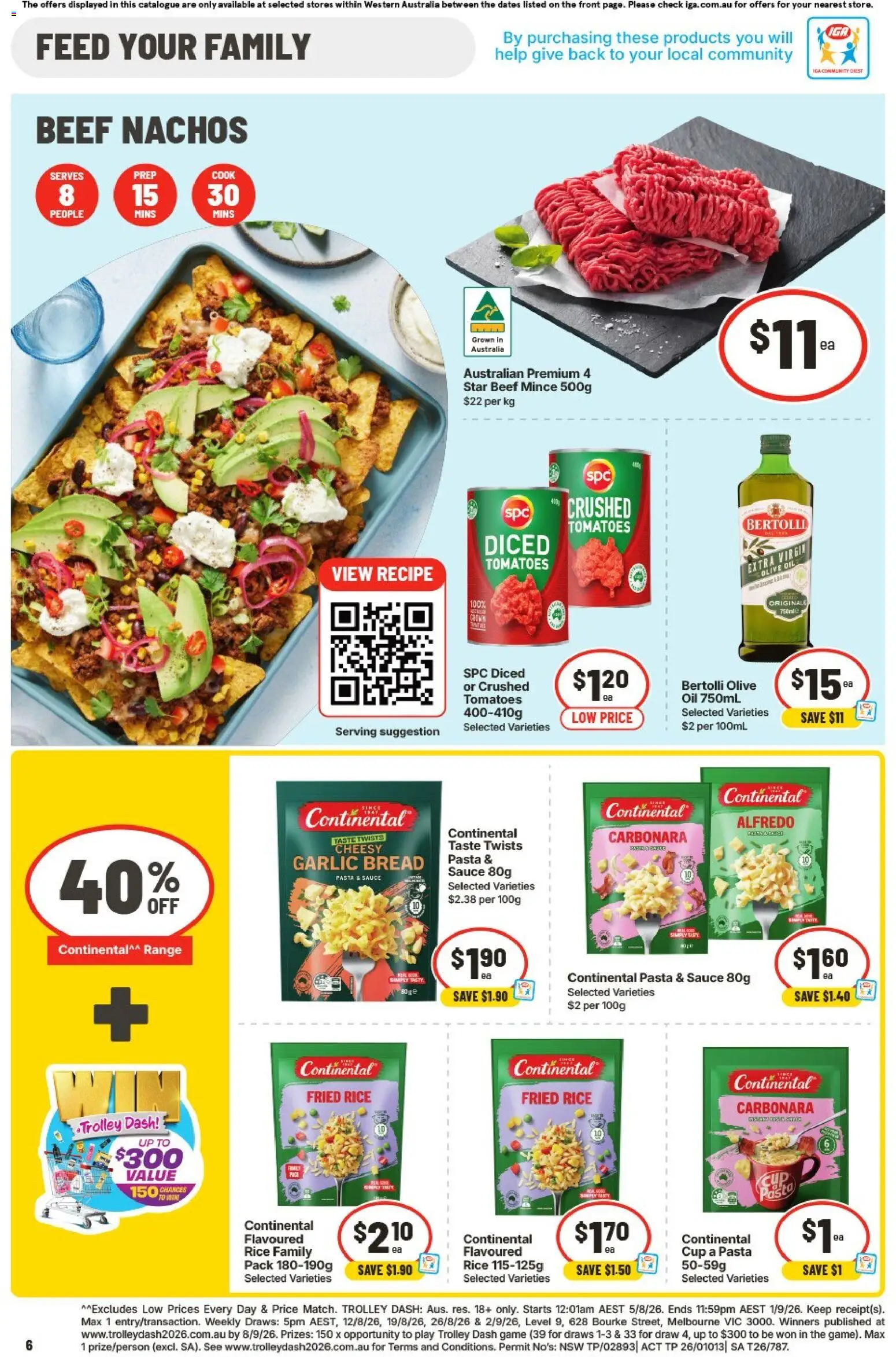 IGA catalogue - valid from 19/08/2026 | Page: 6 | Products: Rice, Beef, Trolley, Garlic