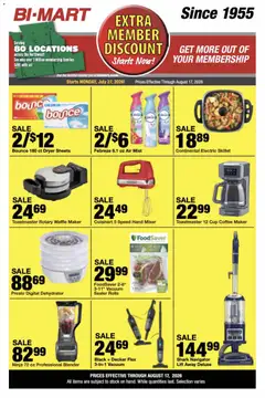 Preview of Bi-Mart weekly ads valid from 07/27/2026