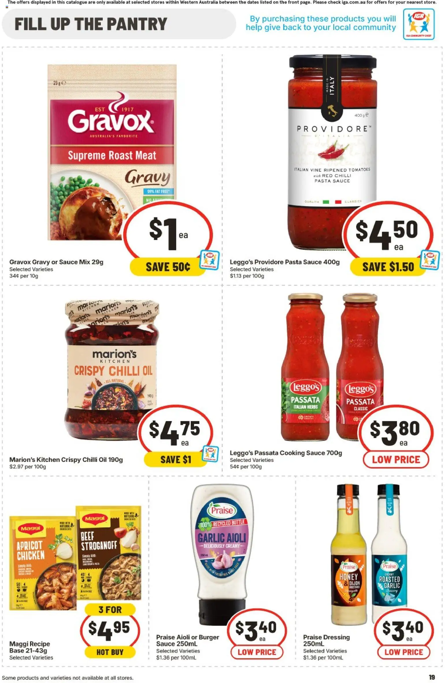 IGA catalogue - valid from 03.06.2026 | Page: 19 | Products: Oil, Honey, Beef, Meat