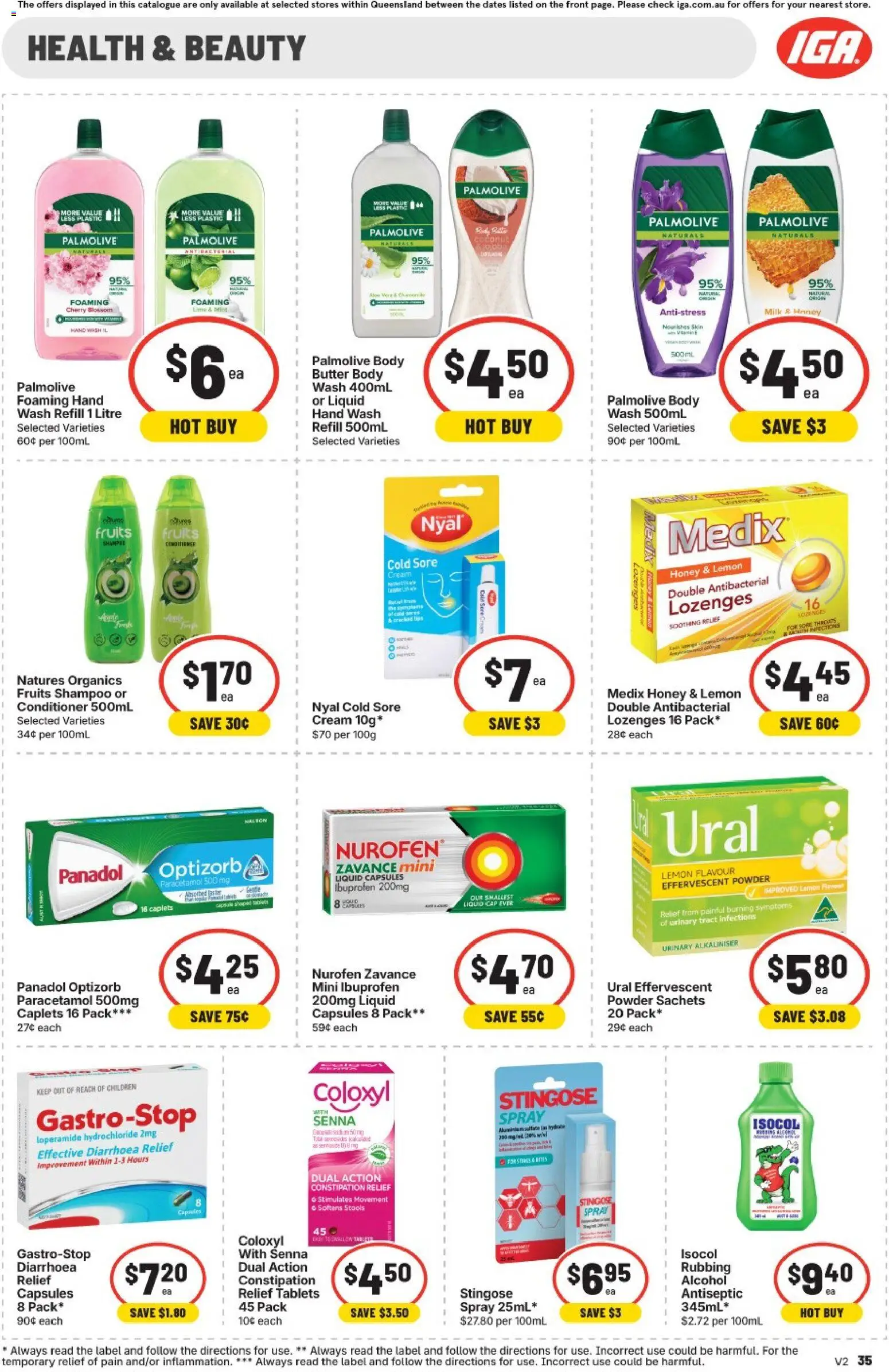 IGA catalogue - valid from 22/07/2026 | Page: 31 | Products: Shampoo, Conditioner, Honey, Fruits