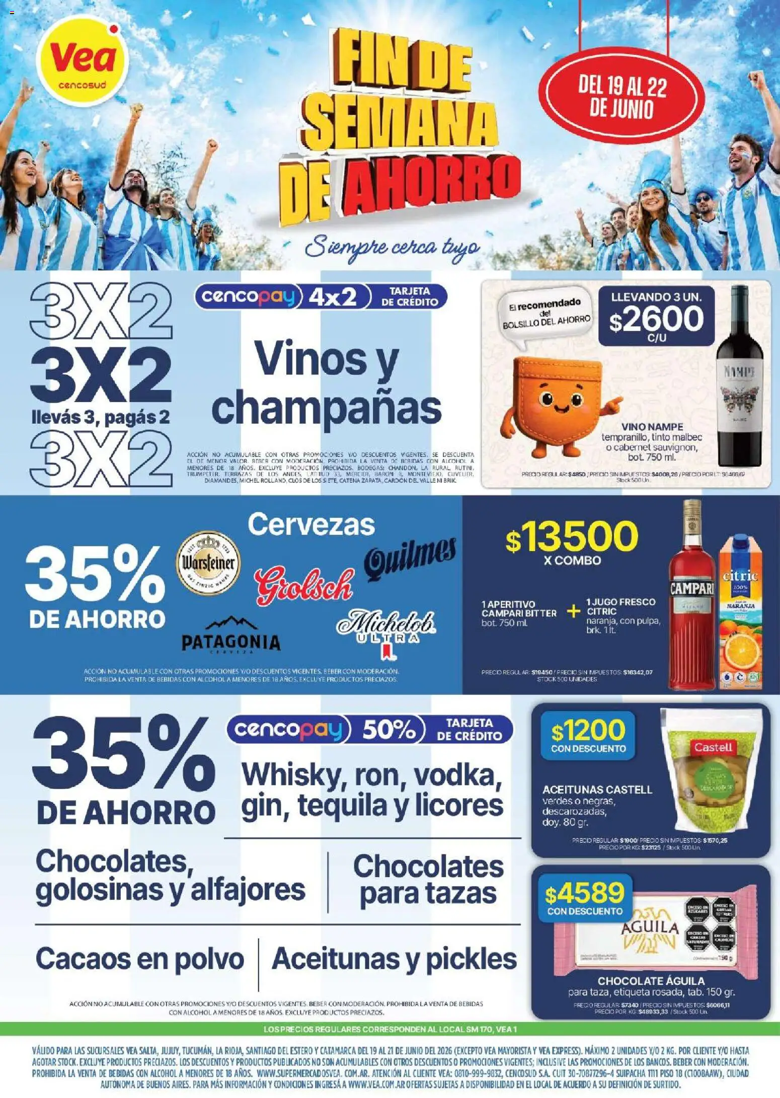 Vea - Fin de semana de Ahorro │ válido desde el 19.06.2026 | Página: 1