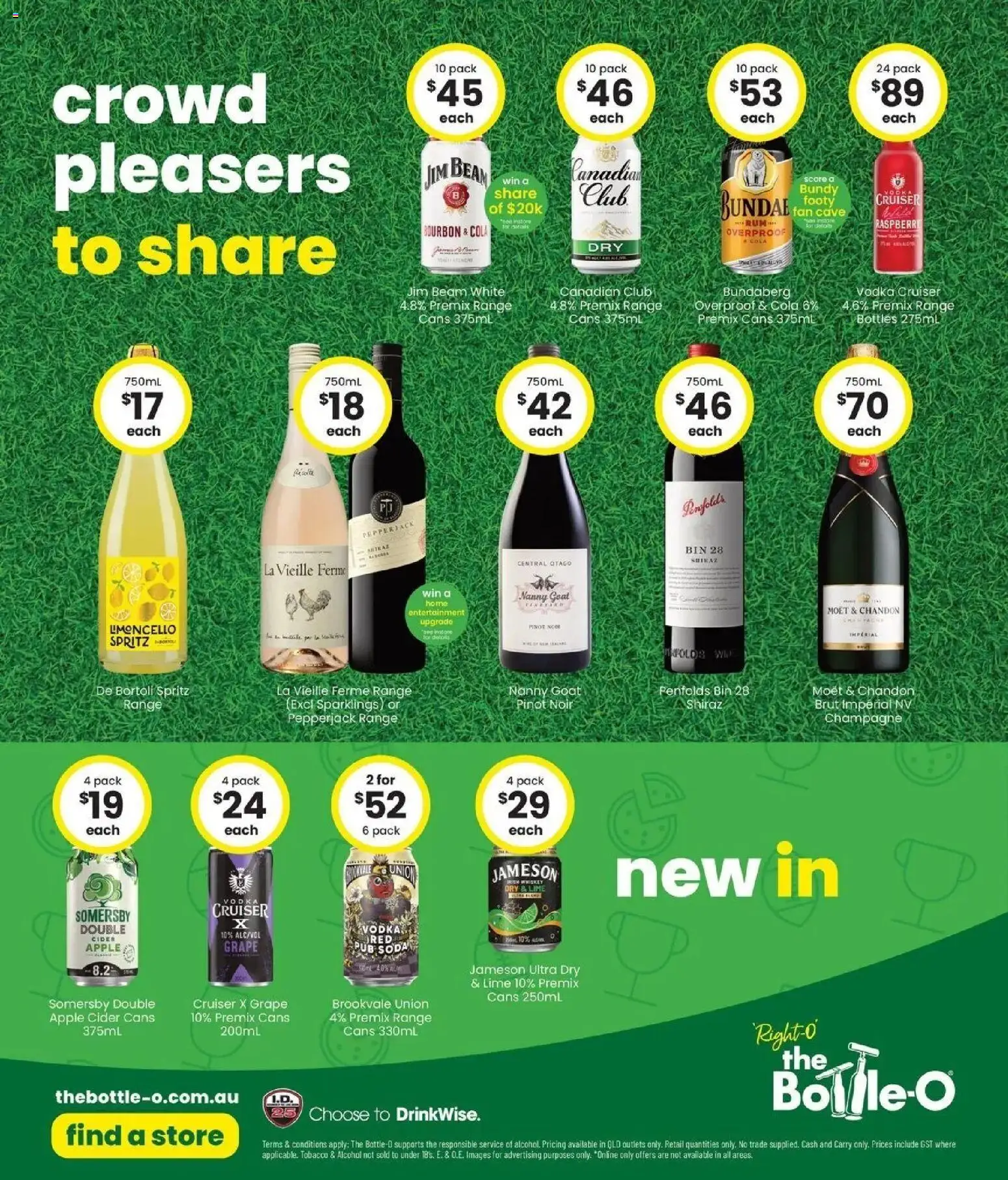 The Bottle-O - Good value booze for good value fans 14/09 - 14/09/2026 > weekly / monthly specials | Page: 8 | Products: Alcohol, Vodka, Fan, Jameson