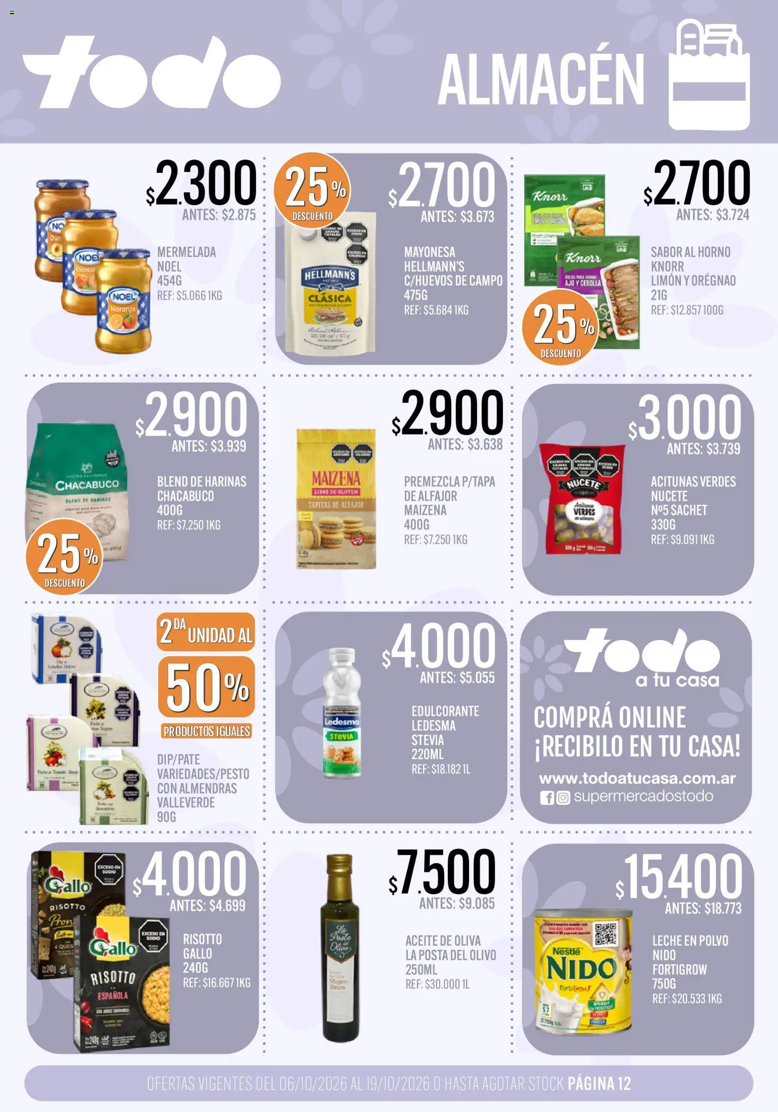Supermercados TODO catálogo │ válido desde el 06/10/2026 | Página: 12