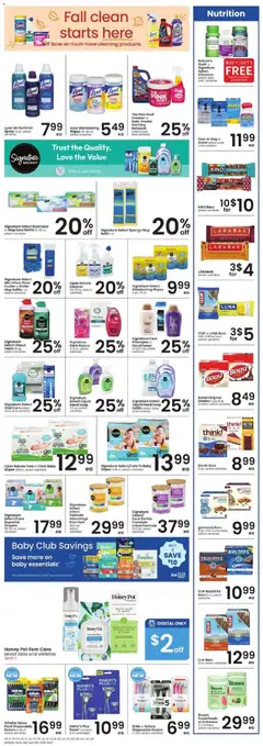 Preview of Albertsons weekly ads valid from 09/09/2026 | Page: 7 | Products: Diapers, Conditioner, Oreo, Greens