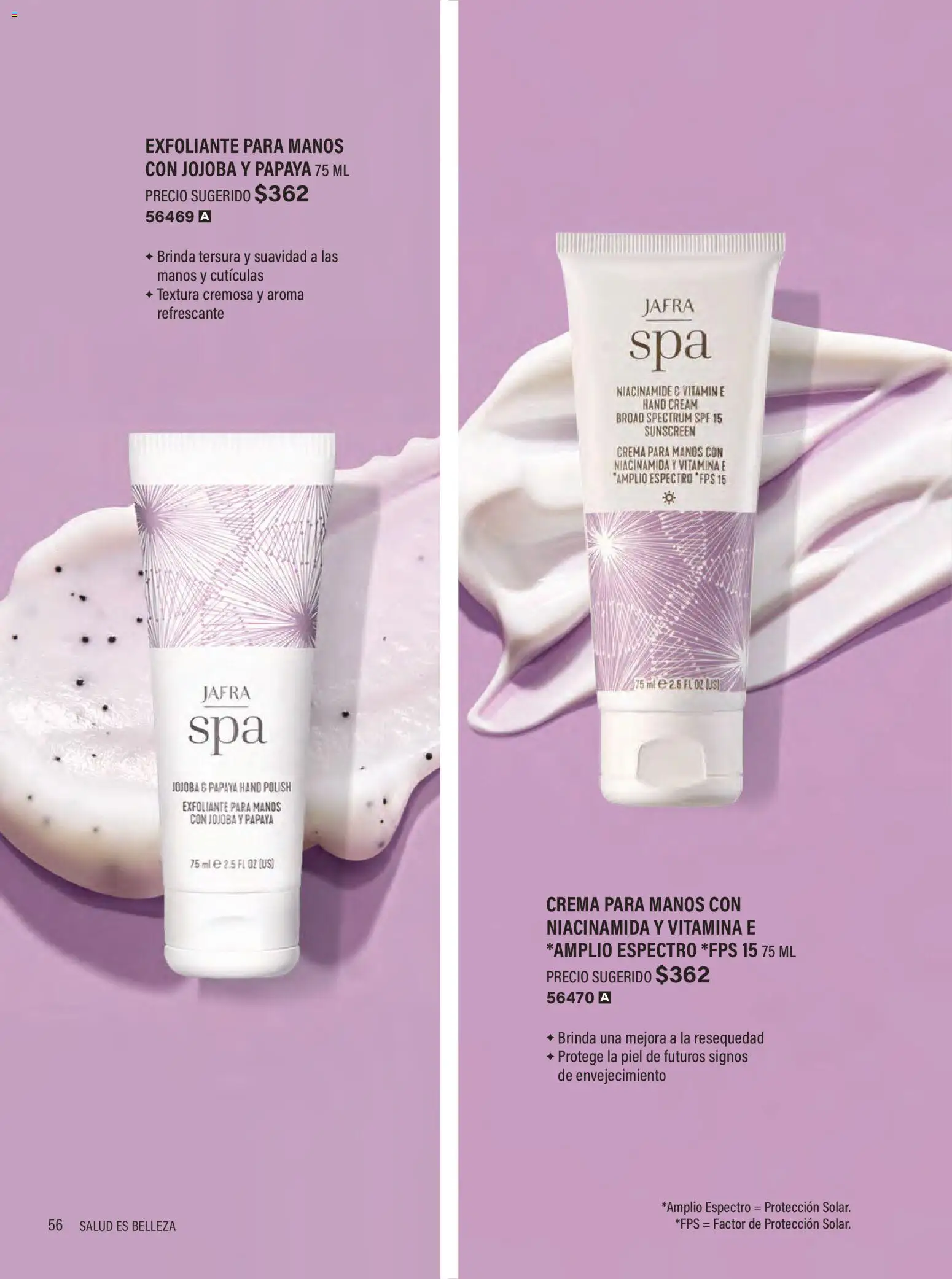 Nuevas ofertas de JAFRA válidas en toda la República Mexicana desde el 01/07/2026. ¡Encuentra las mejores ofertas en JAFRA catálogo Organizador de Ventas! | Página: 56 | Productos: Crema