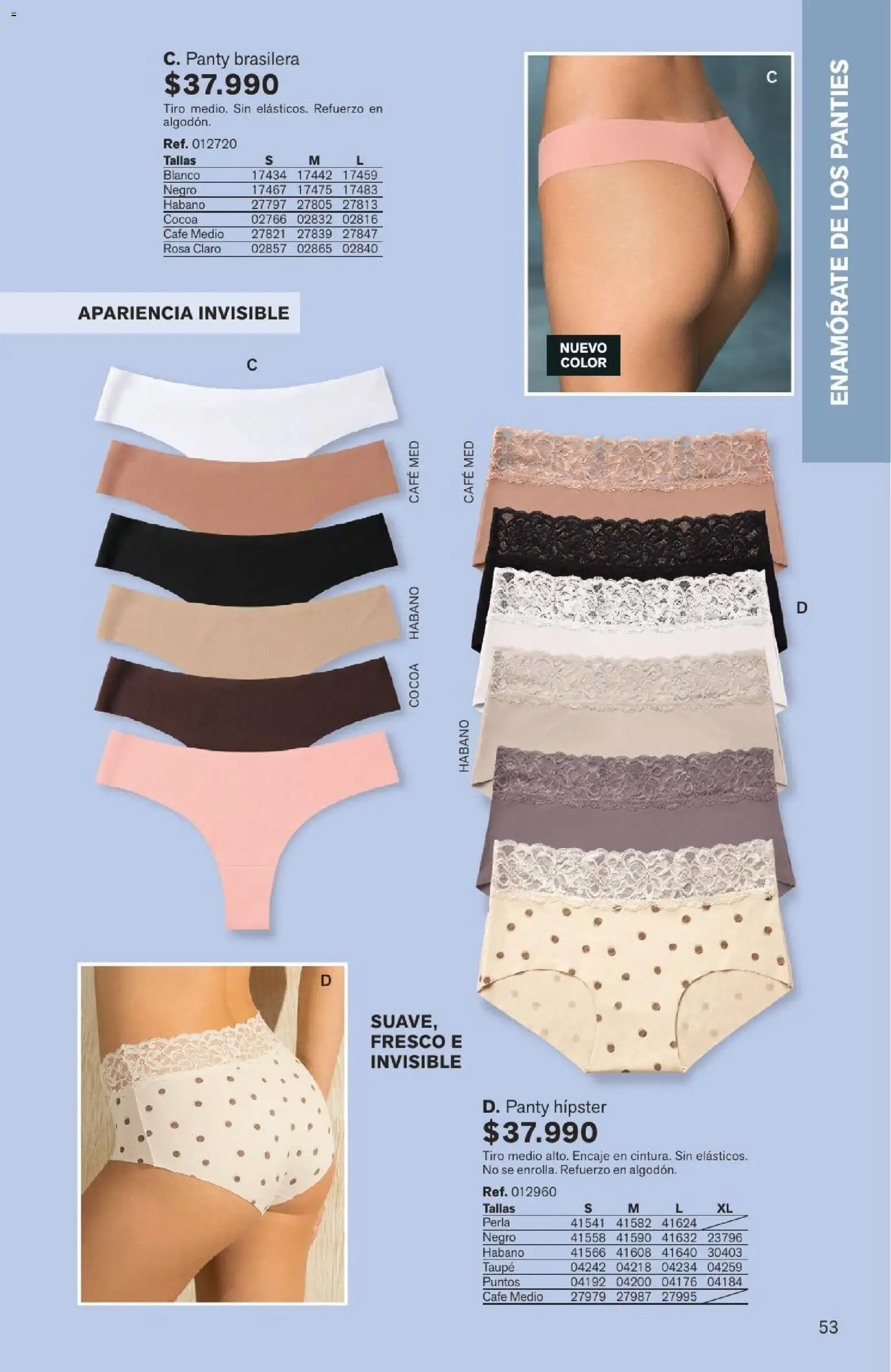 Leonisa revista - valida desde el 04/08/2026 | Página: 53 | Productos: Algodón, Café