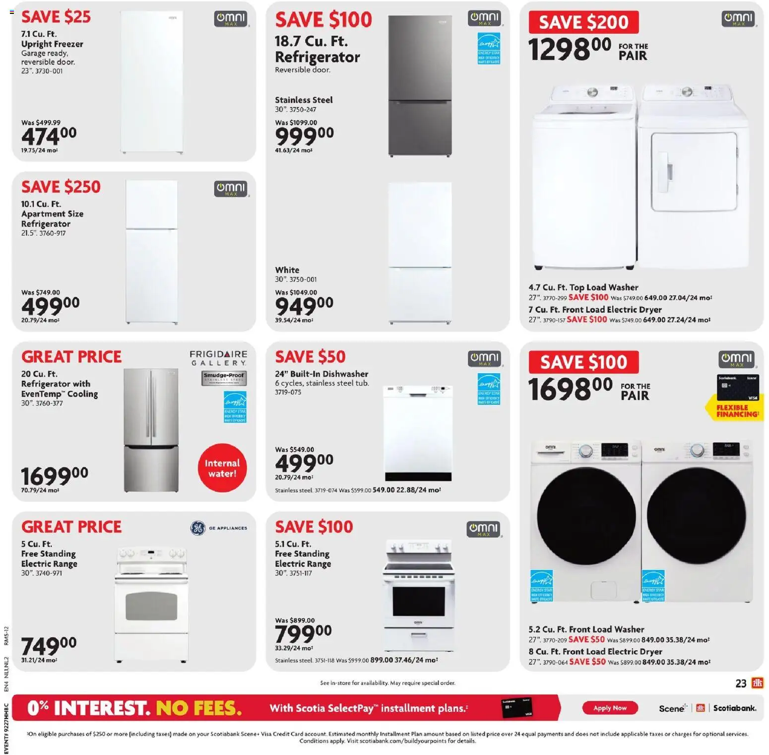 Home Hardware flyer valid from Jul 2, 2026 | Page: 31 | Products: Refrigerator, Freezer, Dryer, Dishwasher