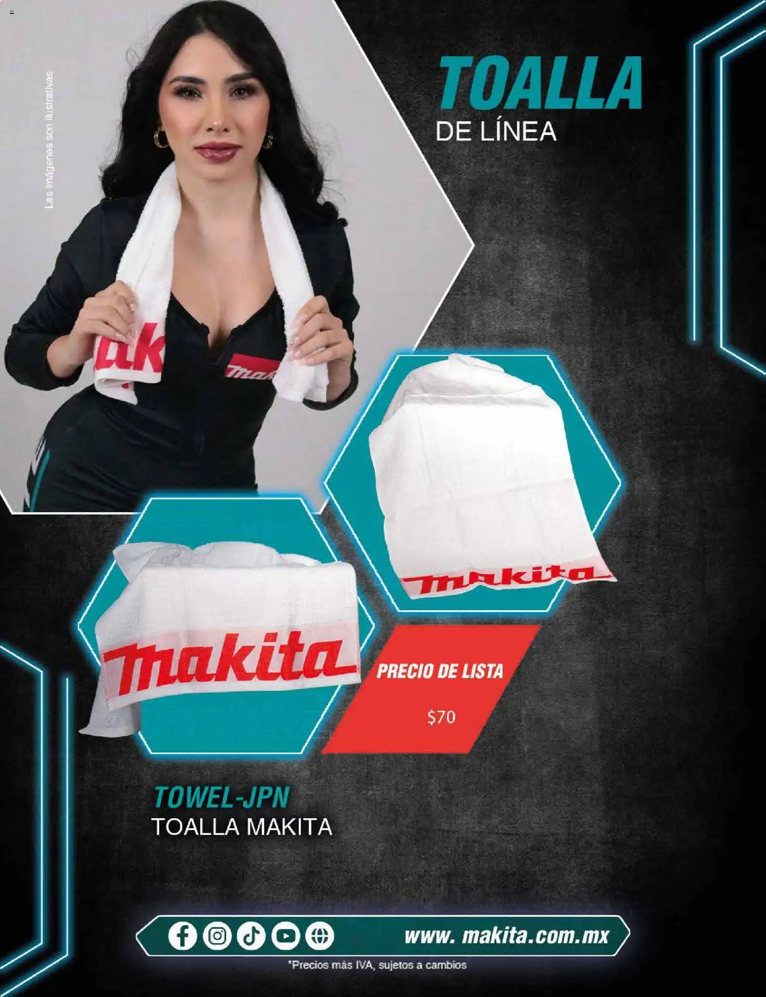 Nuevas ofertas de Makita válidas en toda la República Mexicana desde el 18/02/2026. ¡Encuentra las mejores ofertas en Makita catálogo Publicidad! | Página: 28 | Productos: Toalla