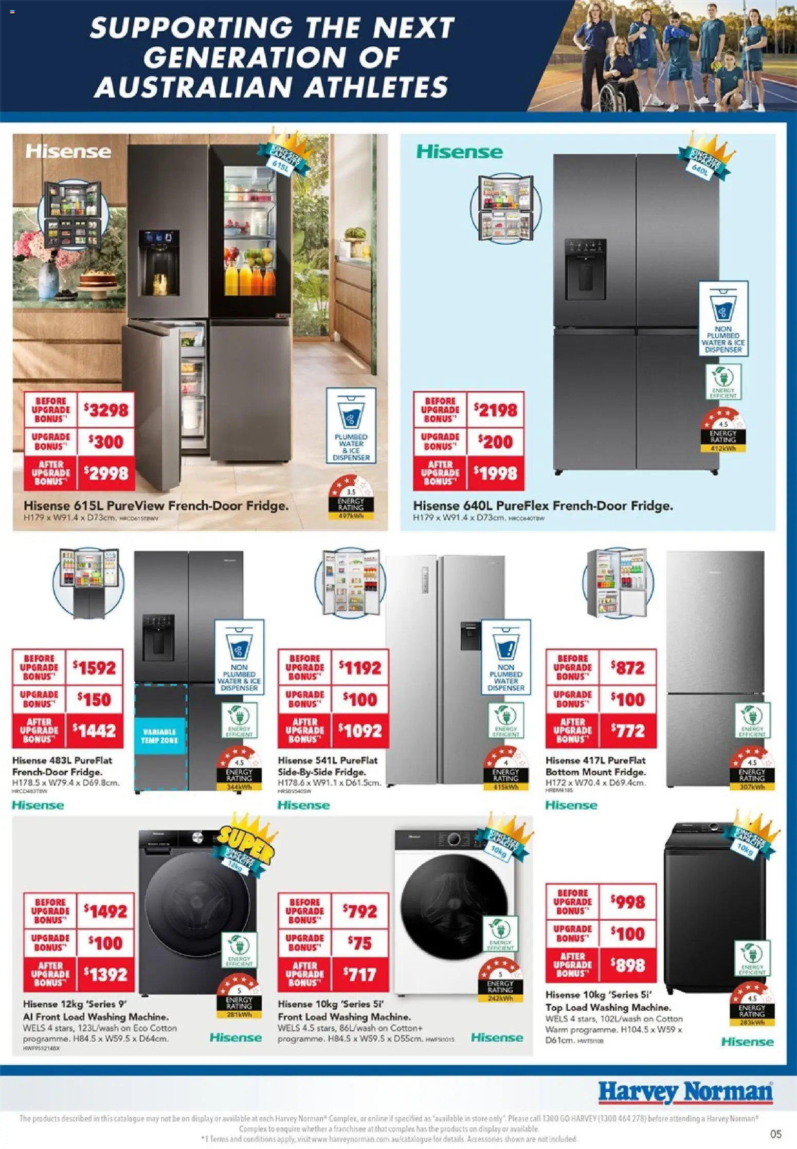 Harvey Norman catalogue - valid from 23/07/2026 | Page: 5 | Products: Door, Water, Accessories