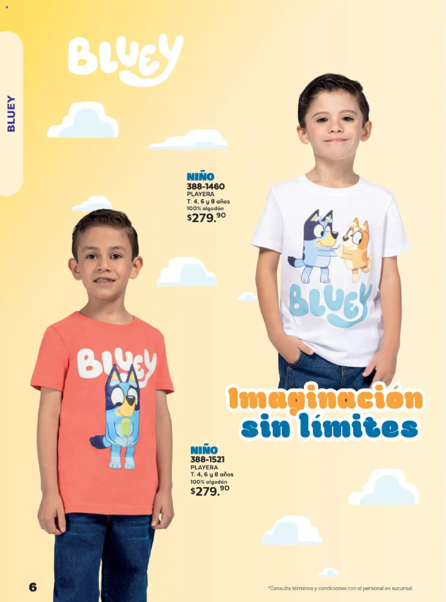 Nuevas ofertas de Andrea válidas en toda la República Mexicana desde el 24.05.2026. ¡Encuentra las mejores ofertas en Andrea catálogo Lo más divertindo en ropa! | Página: 6 | Productos: Algodón, Playera