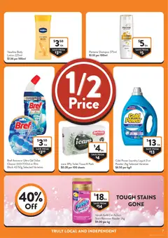 Preview of Foodworks catalogue - valid from 29/07/2026 | Page: 7 | Products: Fragrance, Powder, Cleaner, Vaseline