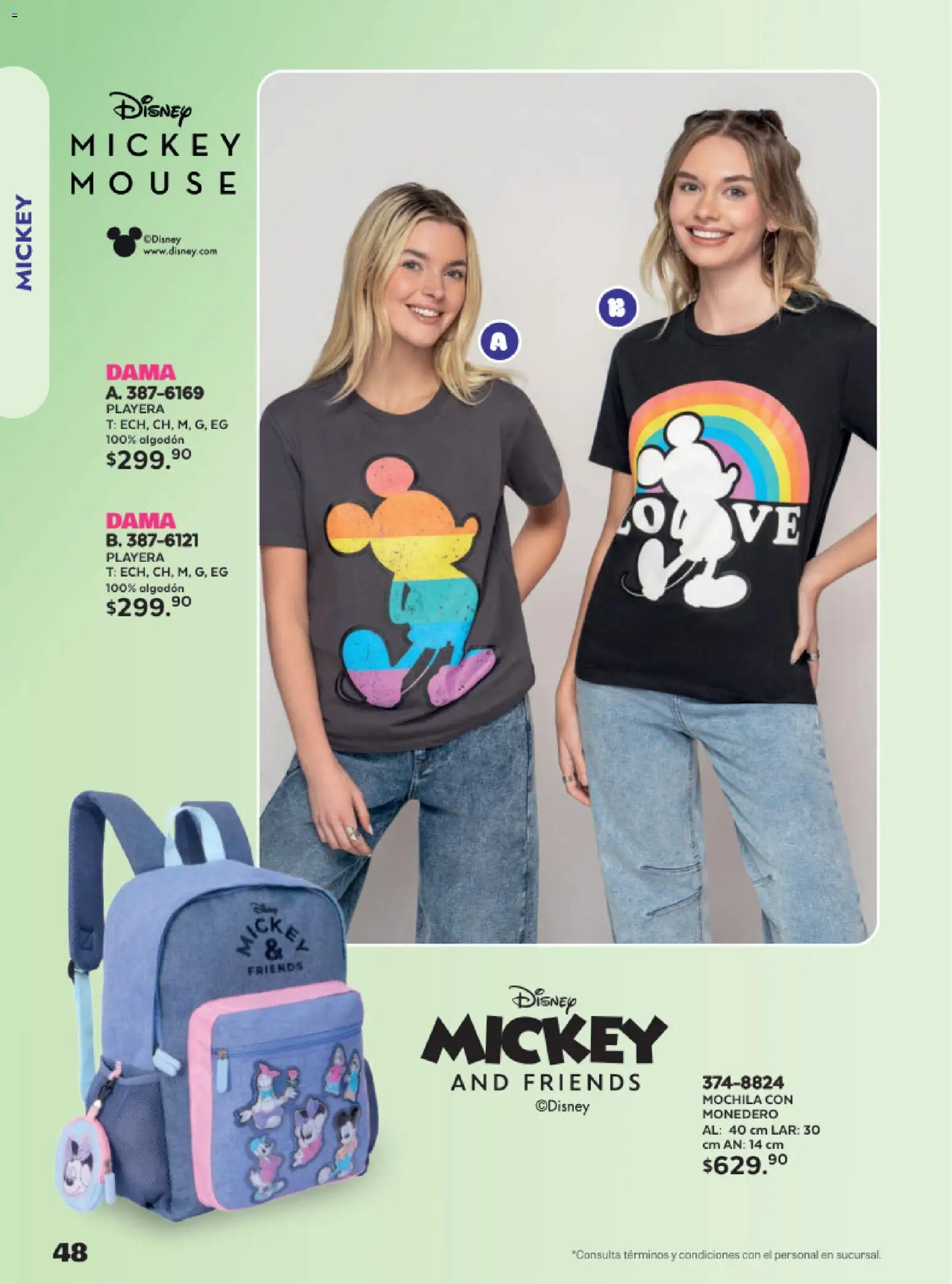 Nuevas ofertas de Andrea válidas en toda la República Mexicana desde el 24.05.2026. ¡Encuentra las mejores ofertas en Andrea catálogo Lo más divertindo en ropa! | Página: 48 | Productos: Monedero, Mochila, Mouse, Playera
