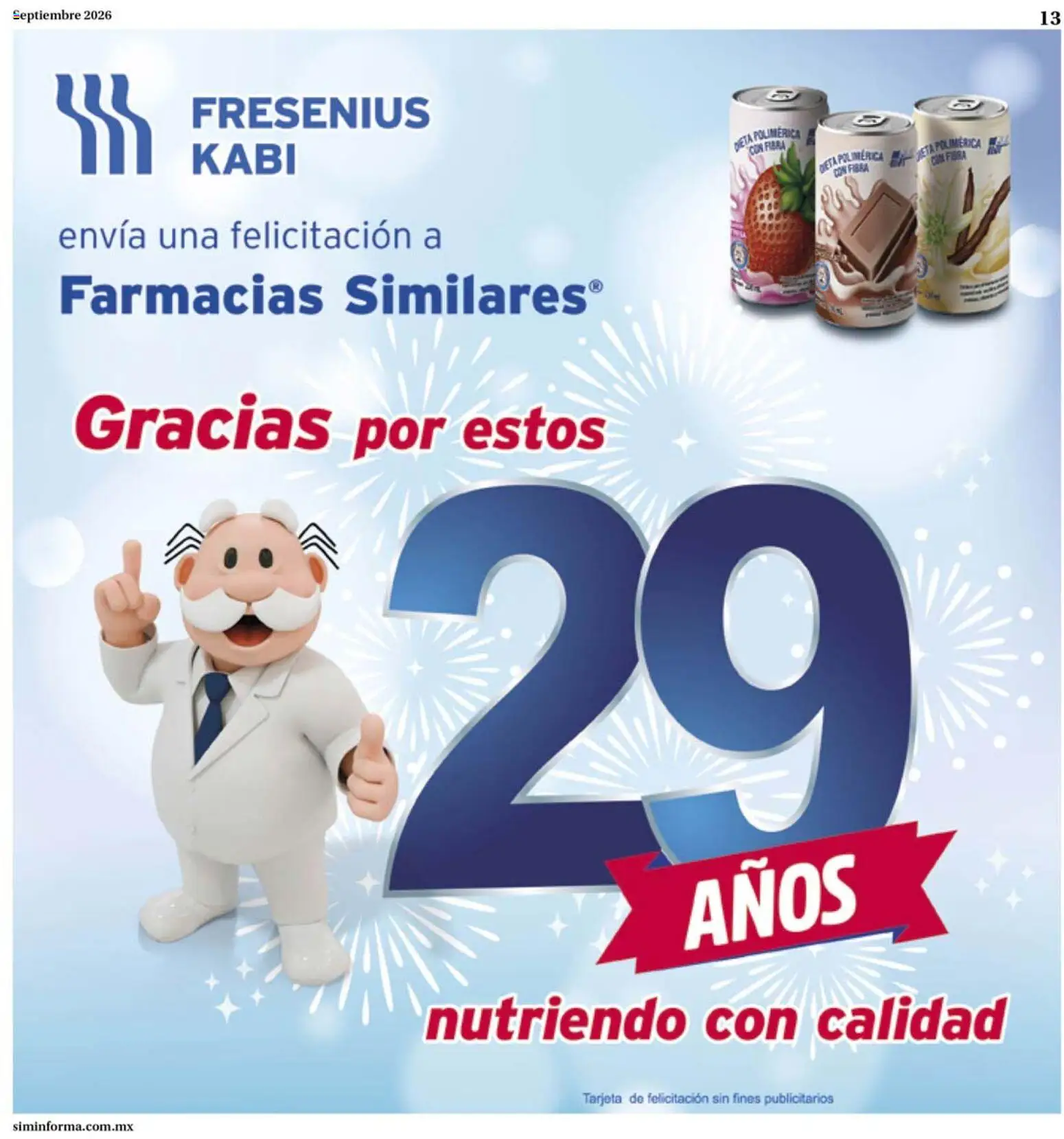 Nuevas ofertas de Farmacias Similares válidas en toda la República Mexicana desde el 01/09/2026. ¡Encuentra las mejores ofertas en Farmacias Similares catálogo AyuPADi, la voz que se levanta! | Página: 13