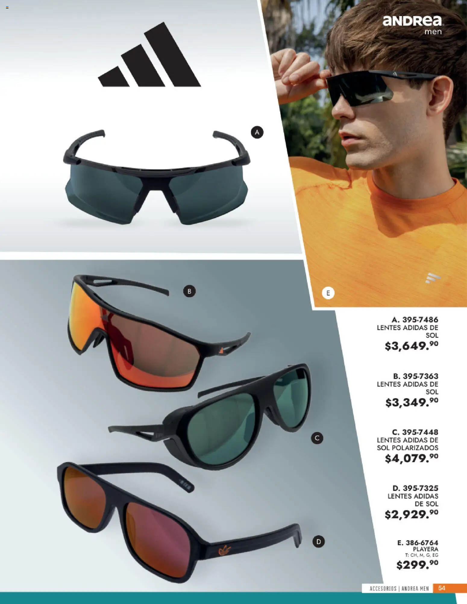 Nuevas ofertas de Andrea válidas en toda la República Mexicana desde el 24/05/2026. ¡Encuentra las mejores ofertas en Andrea catálogo Accesorios para todos! | Página: 54 | Productos: Lentes, Playera