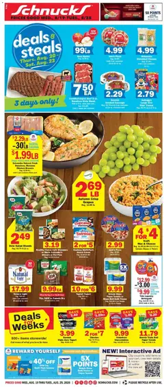 Preview of Schnucks weekly ads valid from 08/19/2026