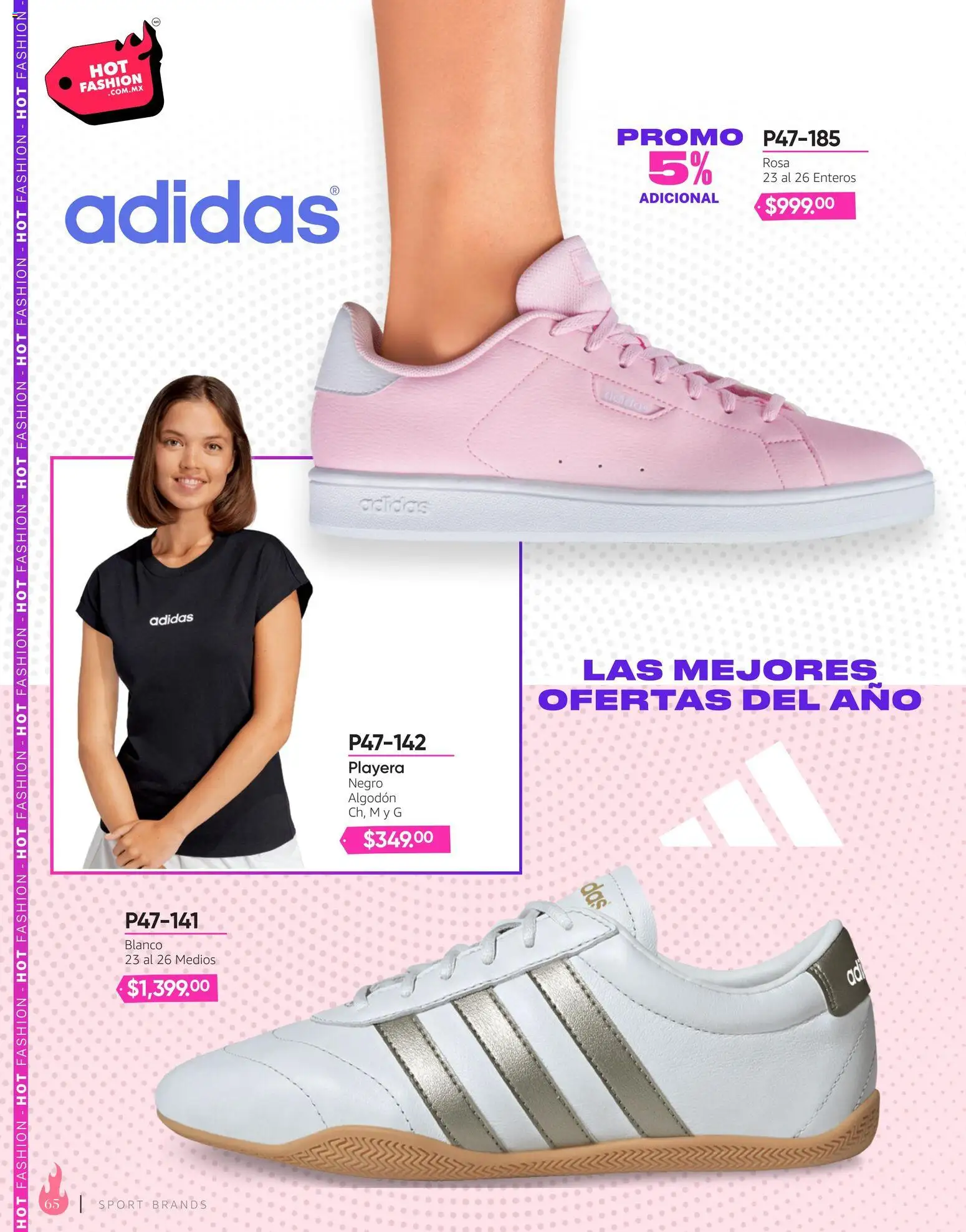 Nuevas ofertas de Cklass válidas en toda la República Mexicana desde el 03/08/2026. ¡Encuentra las mejores ofertas en Cklass catálogo Hot Fashion Calzado! | Página: 66 | Productos: Algodón, Playera