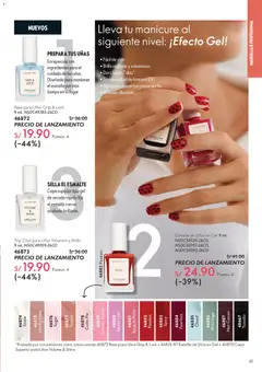 Vista previa de folleto Oriflame catálogo - Campaña 13 de la Oriflame válido desde 12/09/2026 | Página: 61 | Productos: Esmalte de uñas, Pincel, Ingredientes, Maquillaje