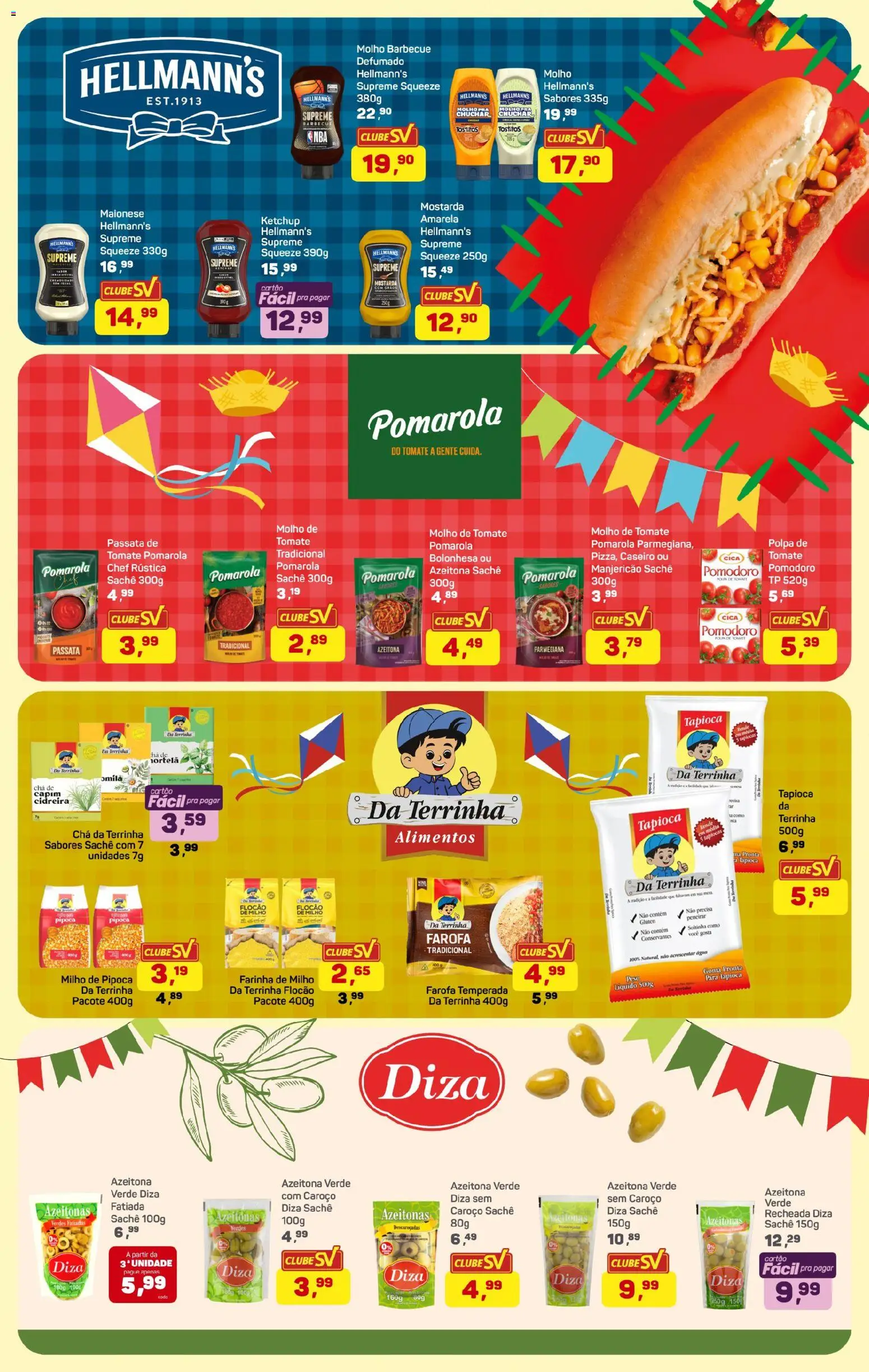 Supermercados São Vicente Folheto - válido de 10.06.2026 | Página: 3 | Produtos: Cama, Tapioca, Chá, Maionese