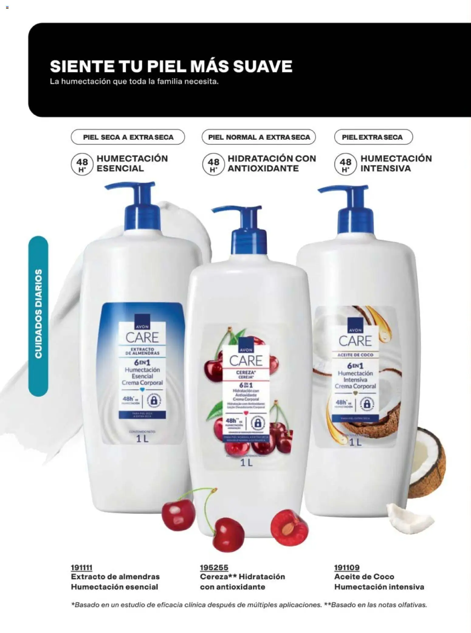 Nuevas ofertas de AVON válidas en toda la República Mexicana desde el 02.04.2026. ¡Encuentra las mejores ofertas en AVON campaña 6 2026! | Página: 202 | Productos: Almendras, Crema, Aceite, Crema corporal