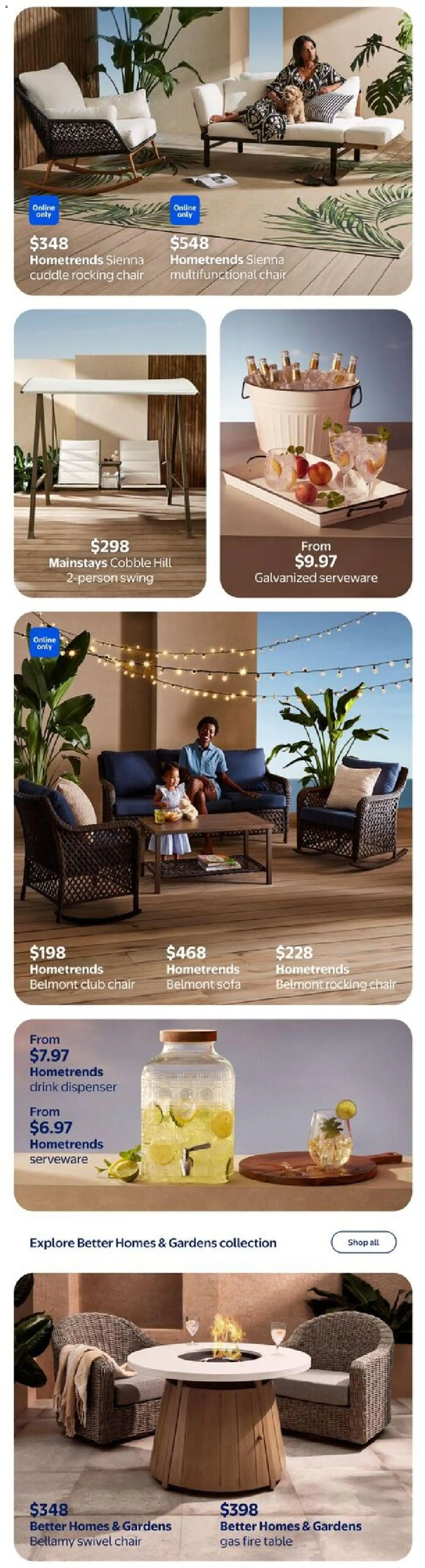 Walmart flyer valid from 02.04.2026 | Page: 12 | Products: Sofa, Table, Chair