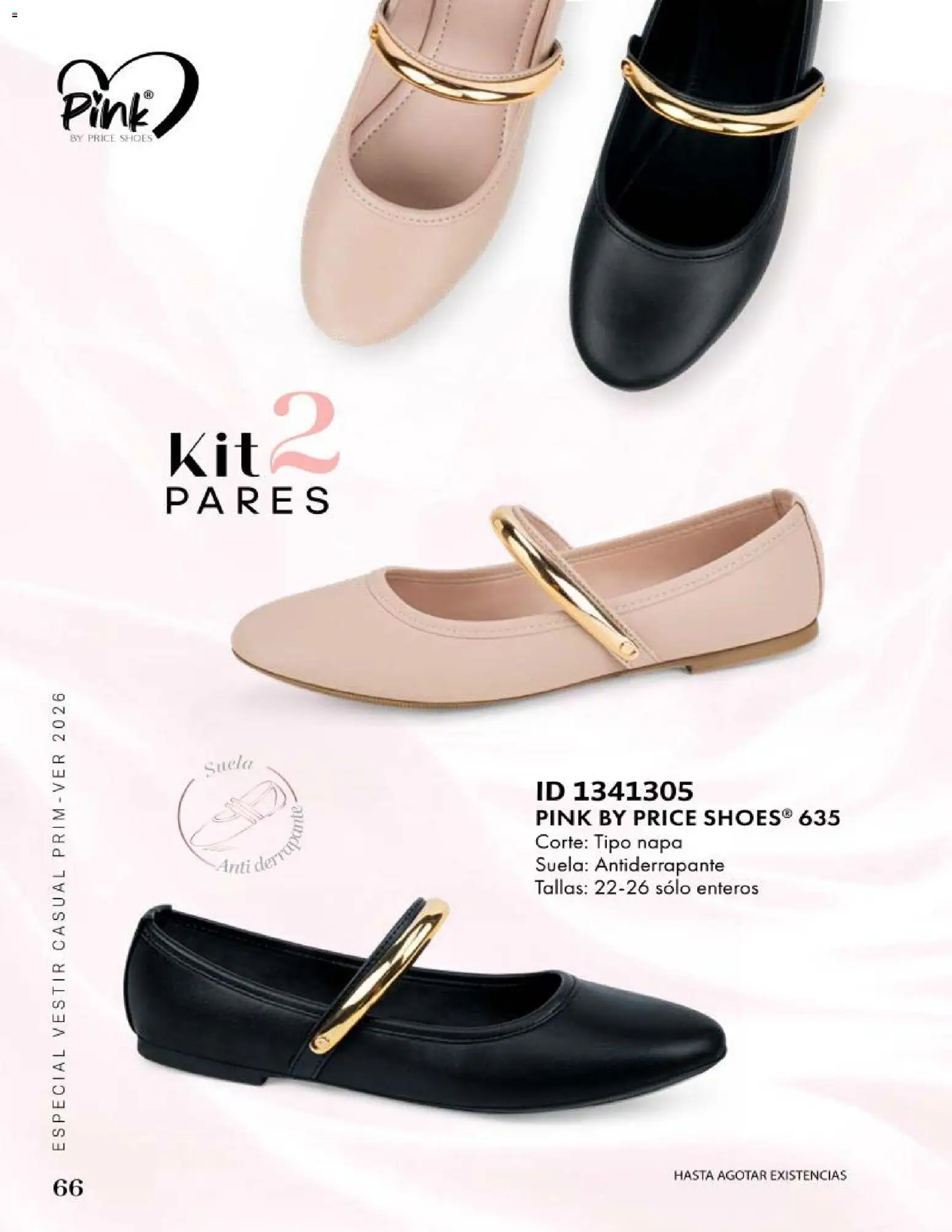 Nuevas ofertas de Price Shoes válidas en toda la República Mexicana desde el 09.05.2026. ¡Encuentra las mejores ofertas en Price Shoes catálogo Especial Vestir! | Página: 66