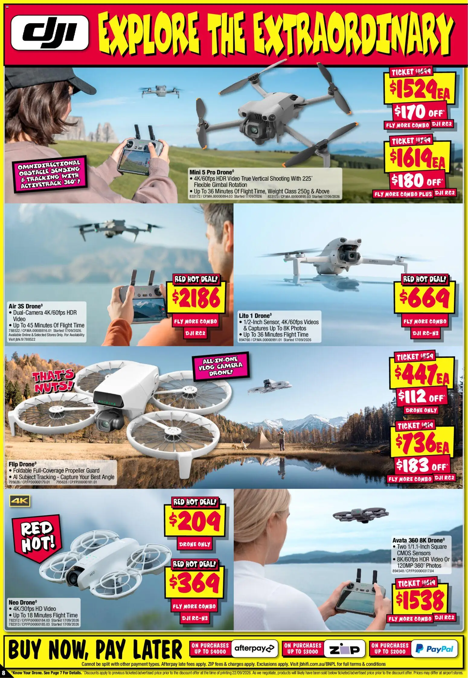 JB Hi-Fi catalogue - valid from 01/10/2026 | Page: 8 | Products: Nuts, Camera, Weight, Video